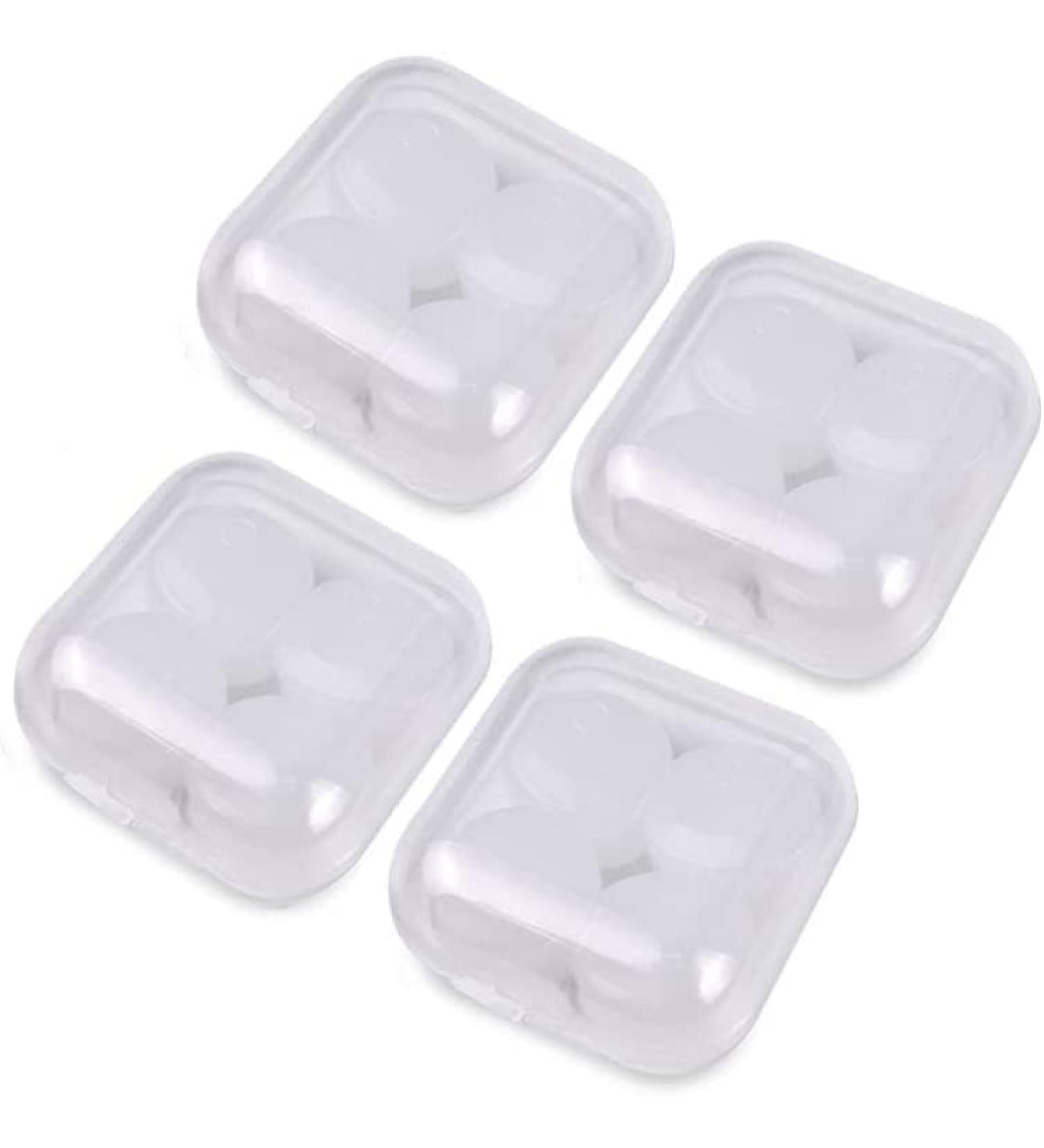 Sleep earplugs 16/ 8Pcs Soft Silicone Earplugs White Noise Reduction Soundproof Earplug Swimming Accessories Ear Plugs for Sleep (Color : 16Pcs 4Box) - Buy Online on GoSupps.com