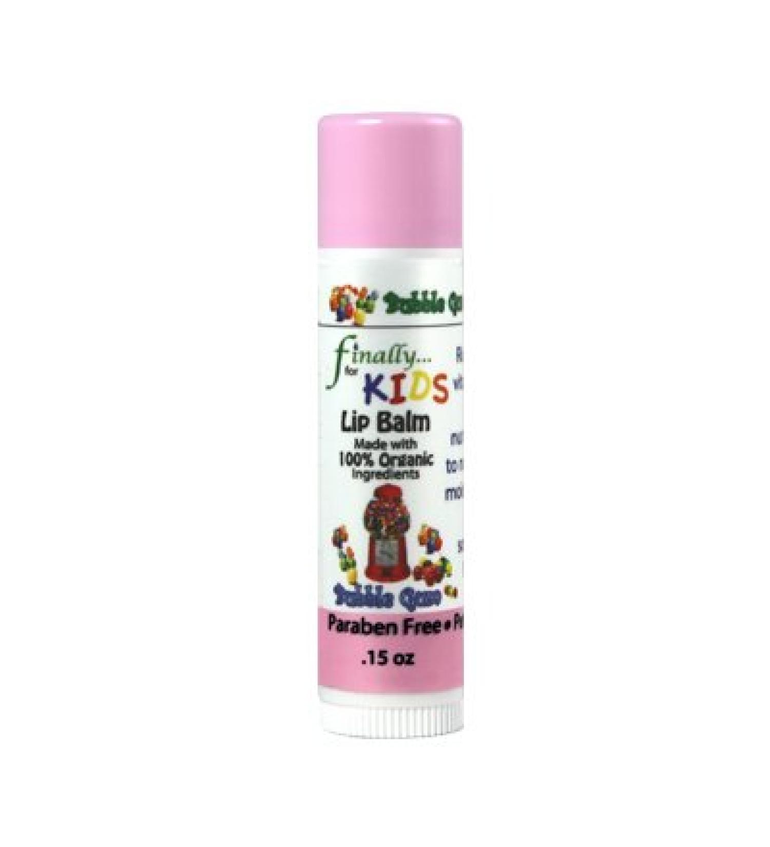 Finally Pure - Bubble Gum Lip Balm for Kids - All ORGANIC Ingredients