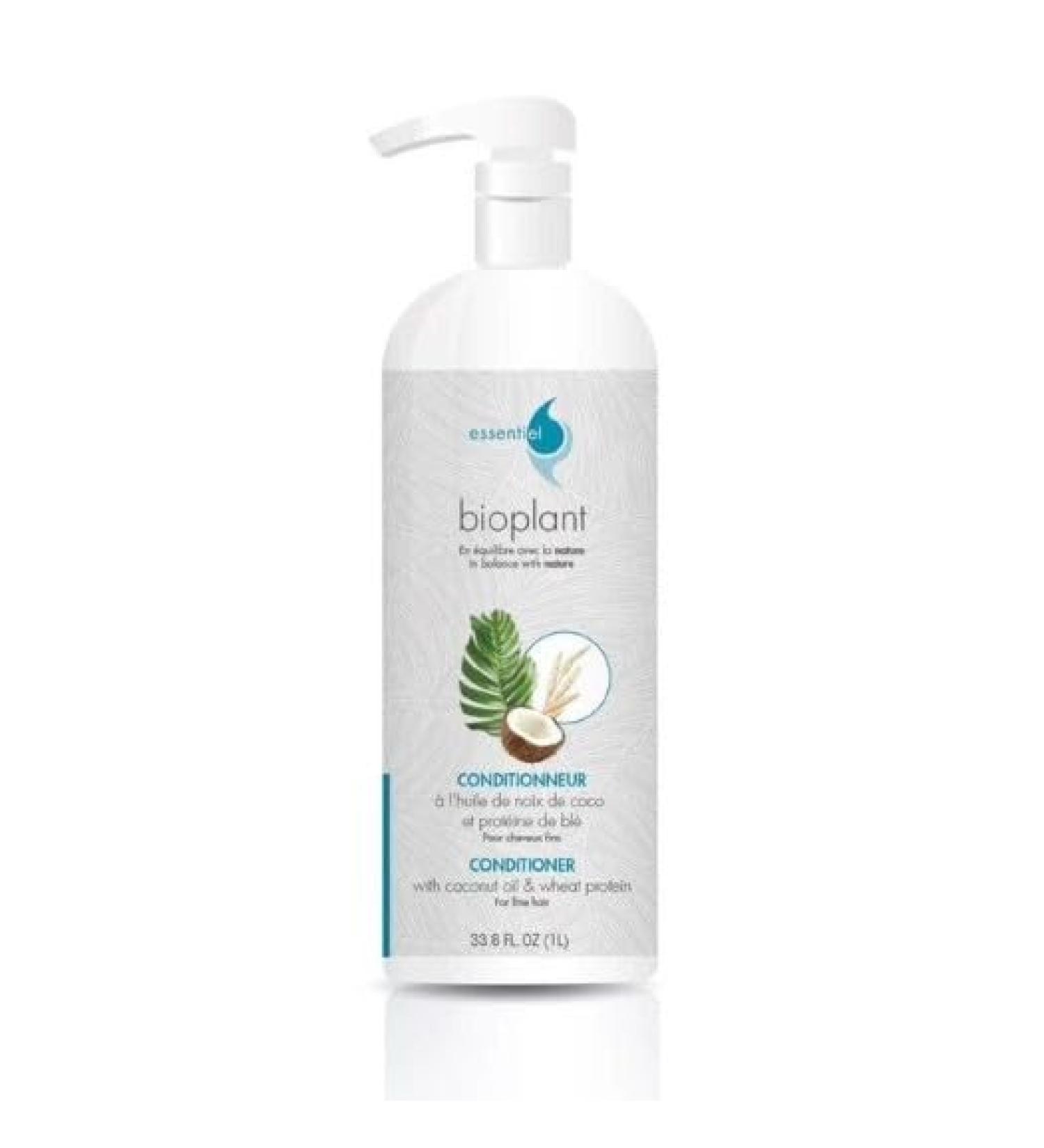 Bioplant - Coconut Oil Conditioner - Fine Hair (1L - 33.8oz) - Buy Online on GoSupps.com