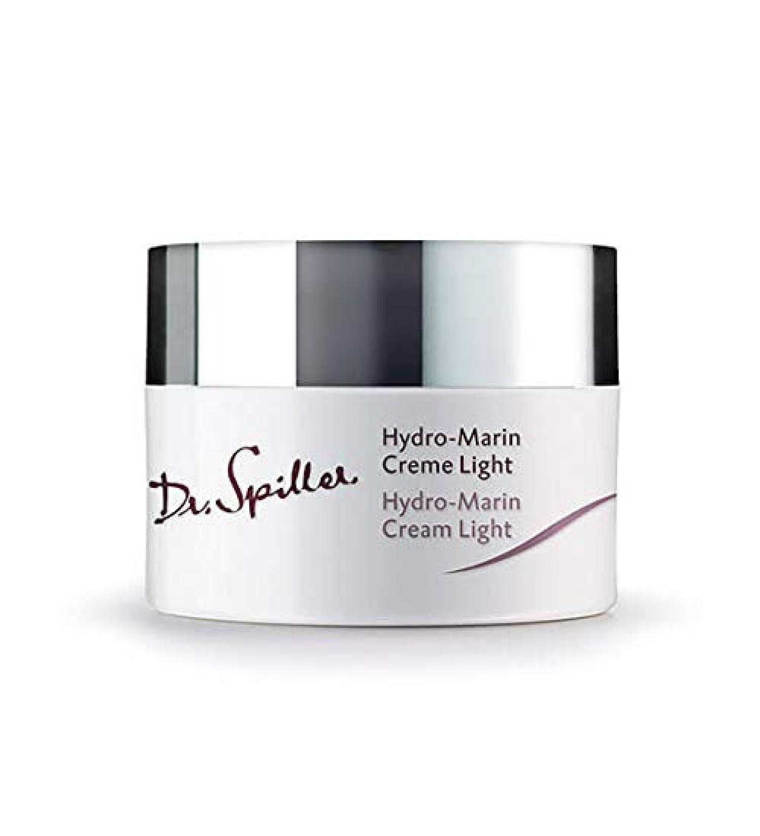 Dr. Spiller-Hydro-Marin Cr me Light | 24-hour gentle cream in W/O emulsion | Lipid content 22% | Activates the metabolism | Visible anti-aging effect | For hydrated and plumped skin - Buy Online on GoSupps.com