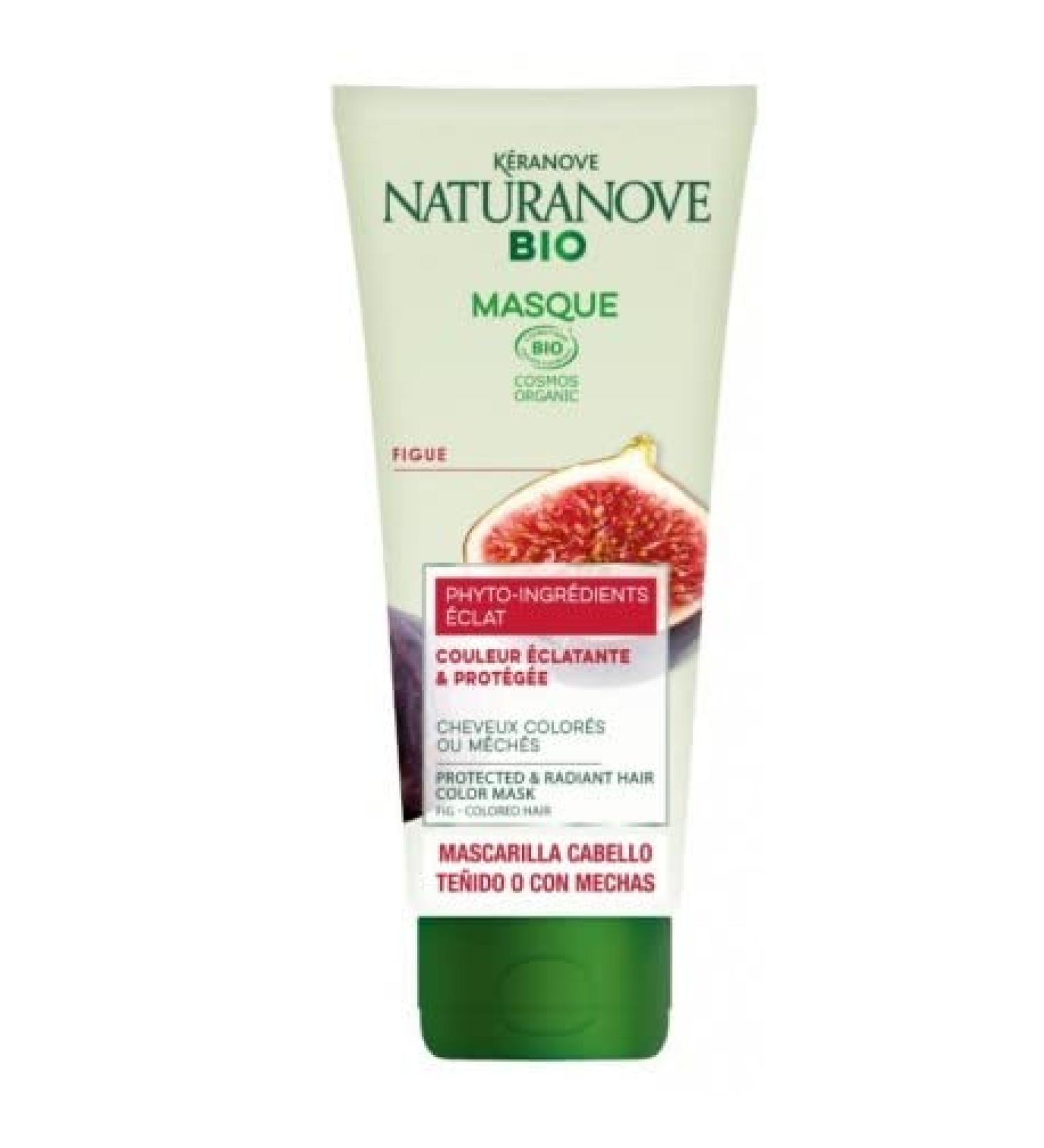 Kéranove Naturanove Bio - Certified Organic Fig Radiance Mask - For Colored Hair - 200 ml