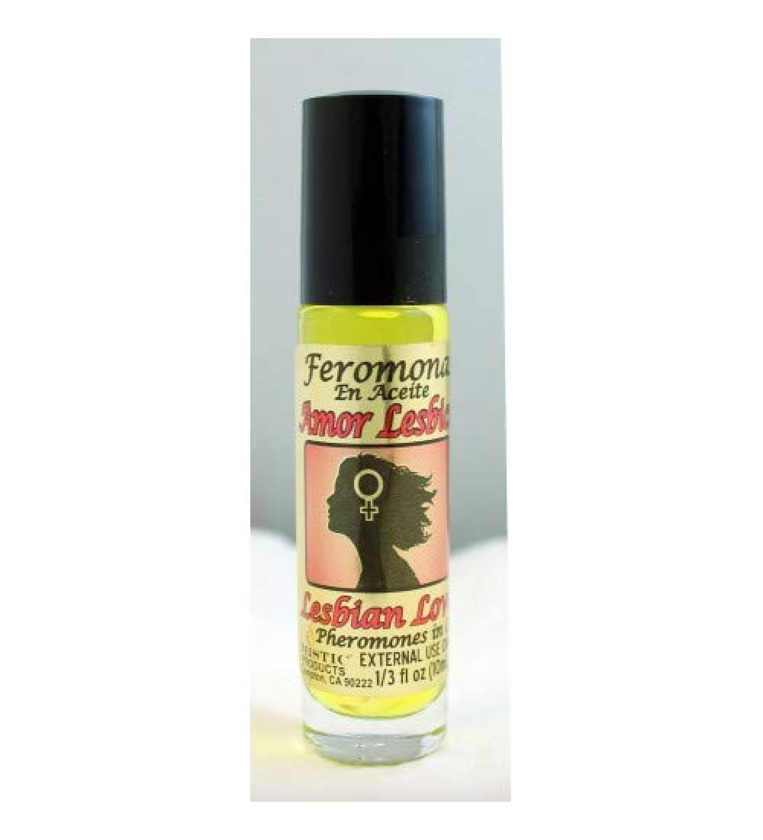 3 PIECES BRYBRADAN LESBIAN LOVE/AMOR LESBICO PHEROMONE OIL/ROLL-ON BOTTLE 1/3 OZ 10ML LESBIAN LOVE 3