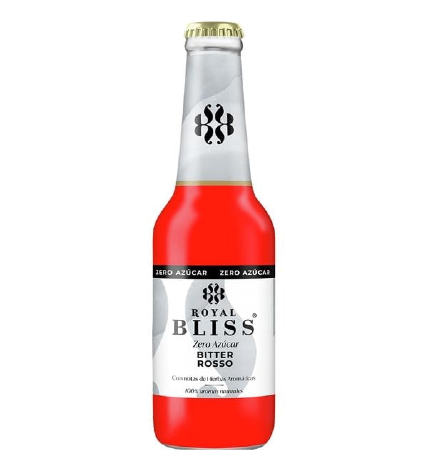 SAUIHUF BITTER ROSSO SUGAR-FREE ALCOHOL-FREE PACK OF 24 BOTTLES 200 ML