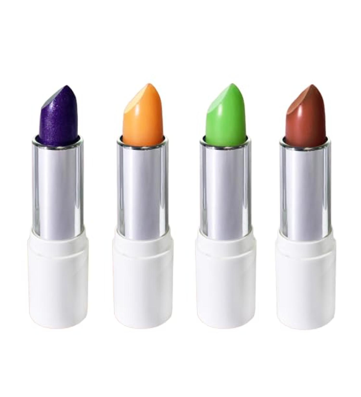 rynn&rae Aloe Vera Moisturizing Lip Balm - Magic PH Color Change Jelly Lipstick - Vegan Organic Therapy - Set of 4 - Buy Online on GoSupps.com