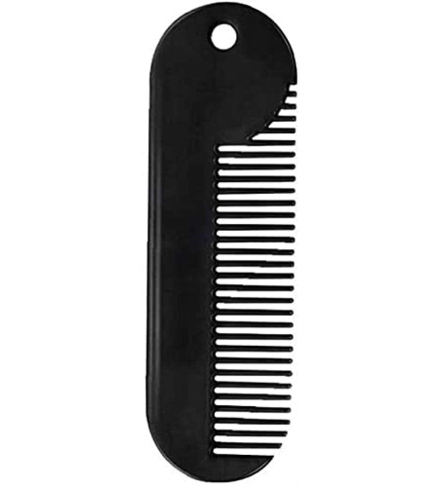 Beard Comb Metal Fine Comb Tooth Portable Mini Pocket Styling Beard Cleaning Comb for Thinner Hair Beard Attractive Processed - Buy Online on GoSupps.com