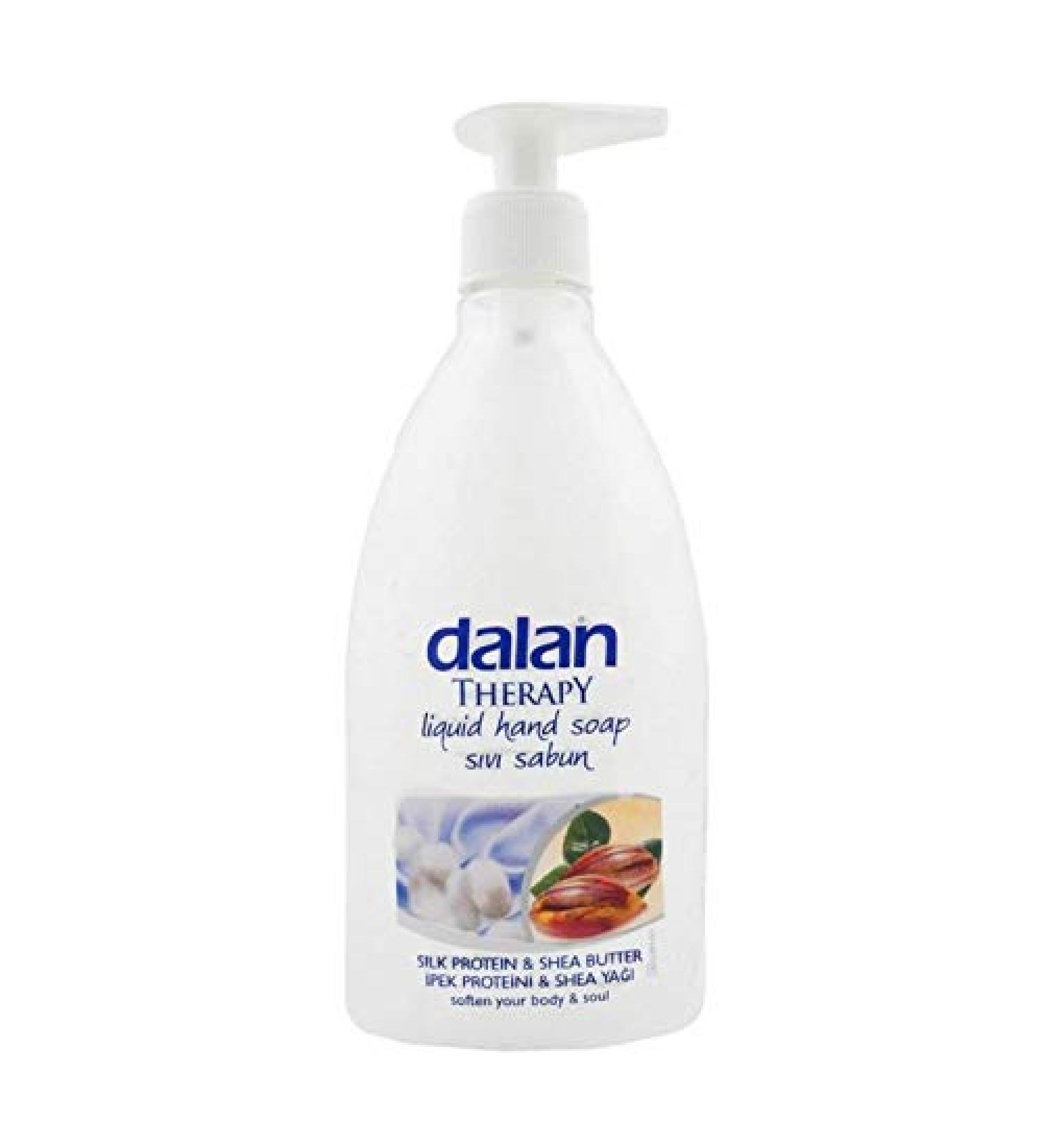 Dalan Dalan Therapy Set of 3 Liquid Hand Soap Bottles - Silk Protein and Shea Butter - 400 ml