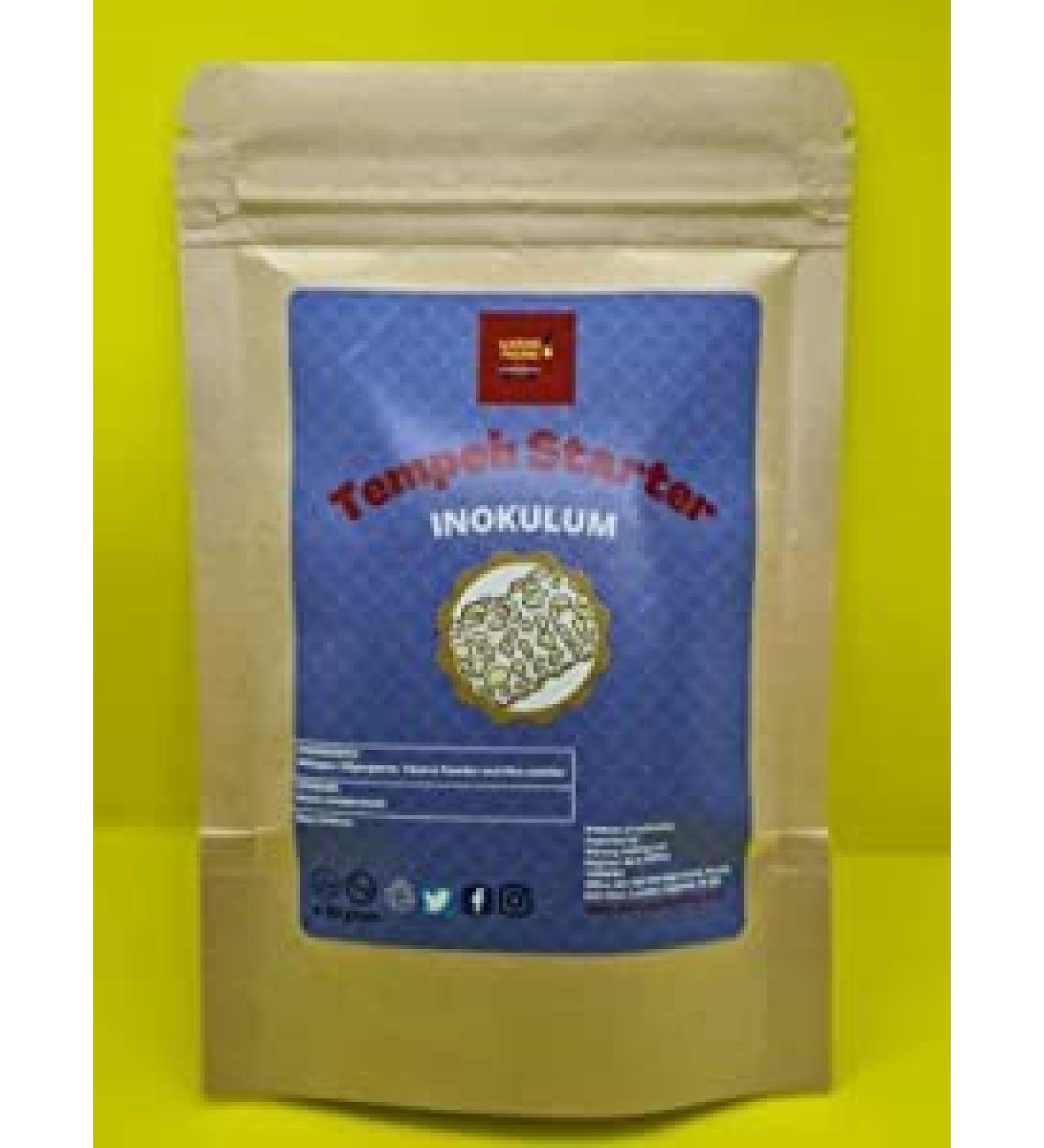 Tempe Starter/Ragi Tempe/Live Culture/Tempeh Yeast 30 gram- Warung Padang Brand
