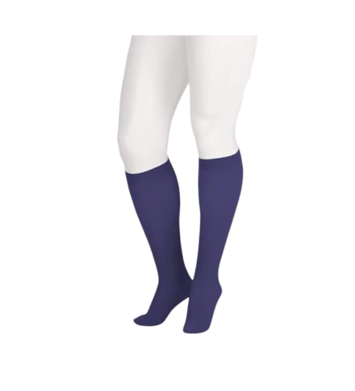 Juzo Soft 2000 15-20mmhg Knee-High Closed Toe Sock with Silicone Top Band