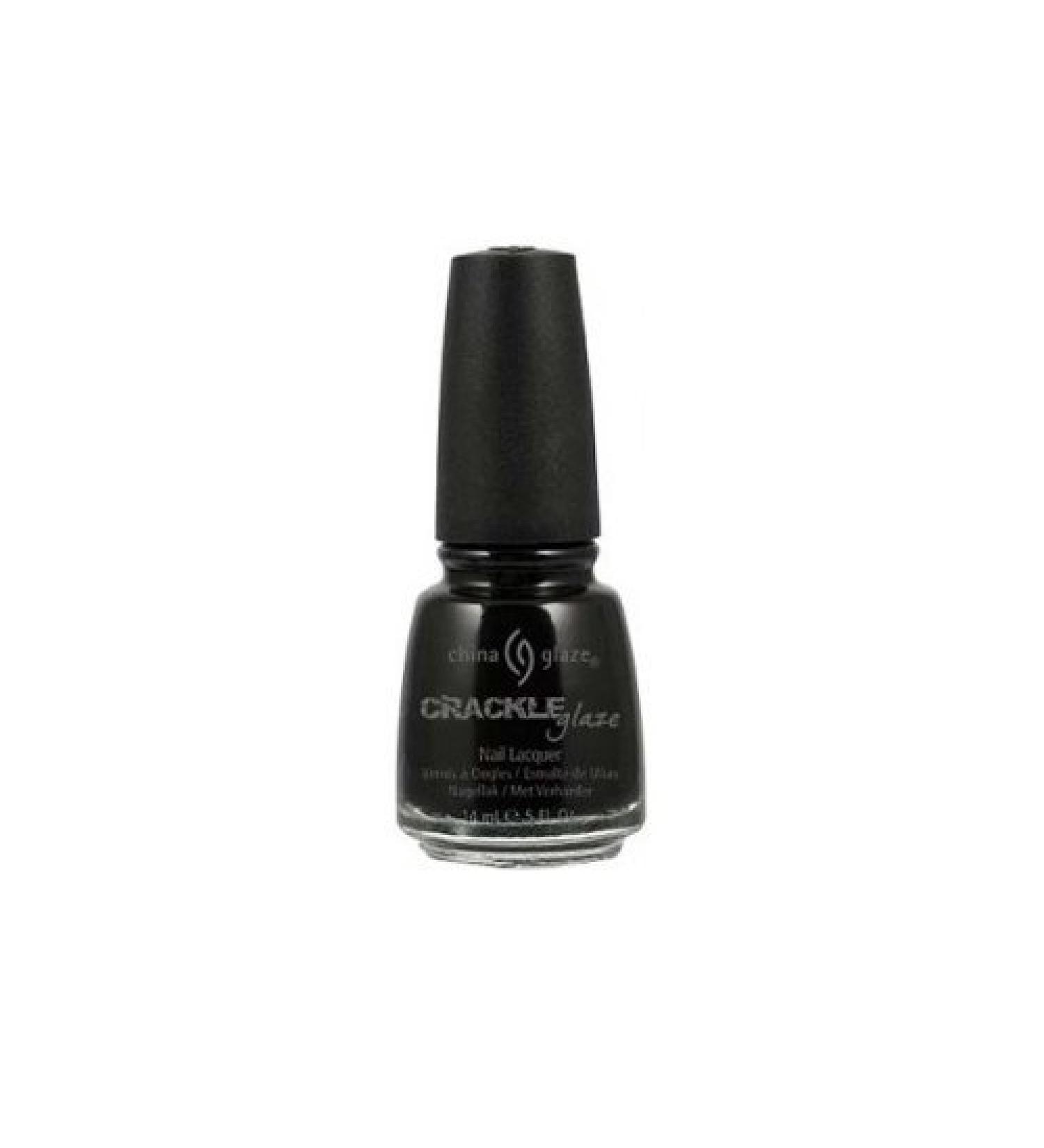 China Glaze Crackle Glaze Nail Lacquer 980 Black Mesh 81053
