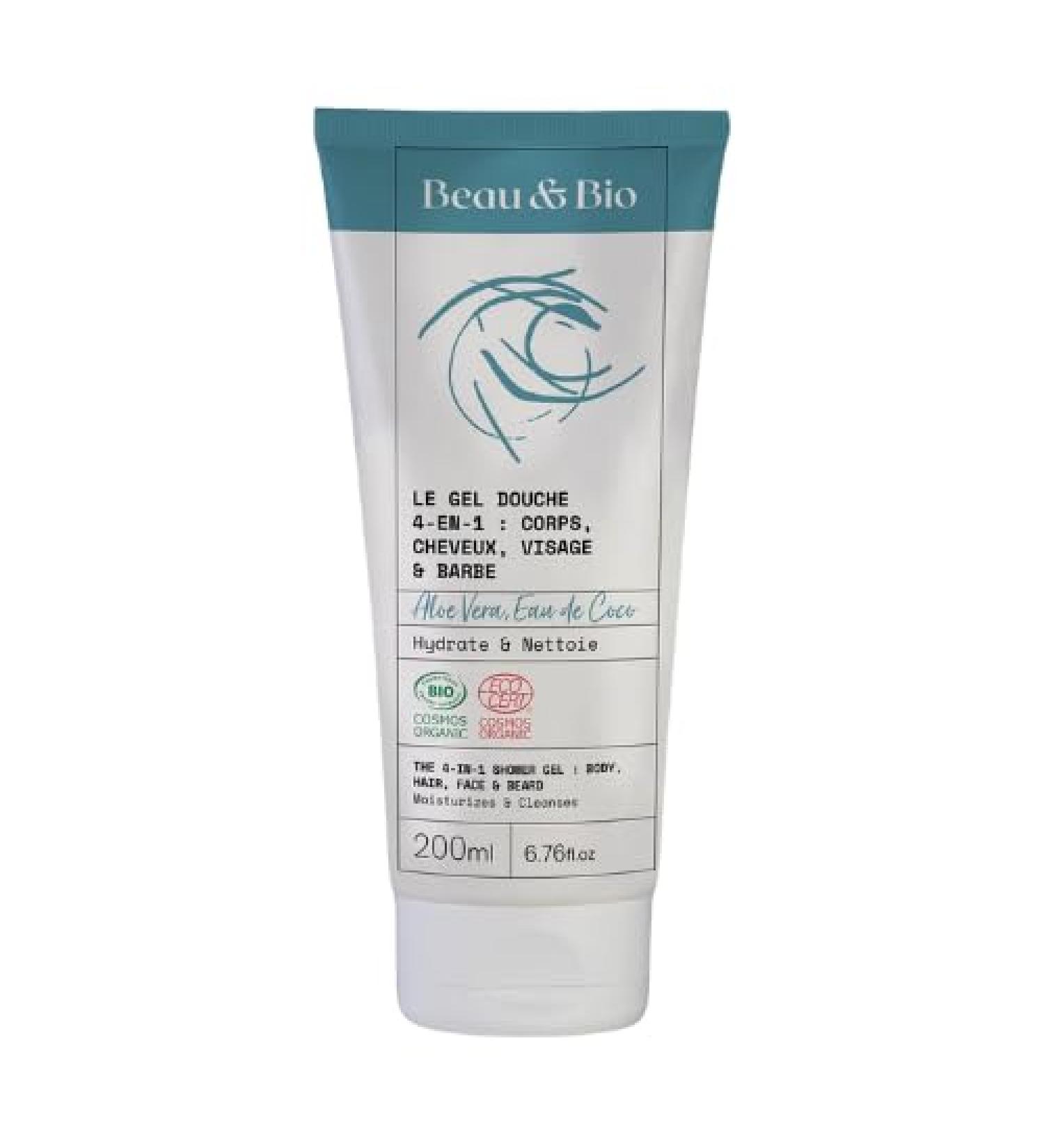 BELLE & BIO 4-in-1 Certified Organic Shower Gel - Made in France