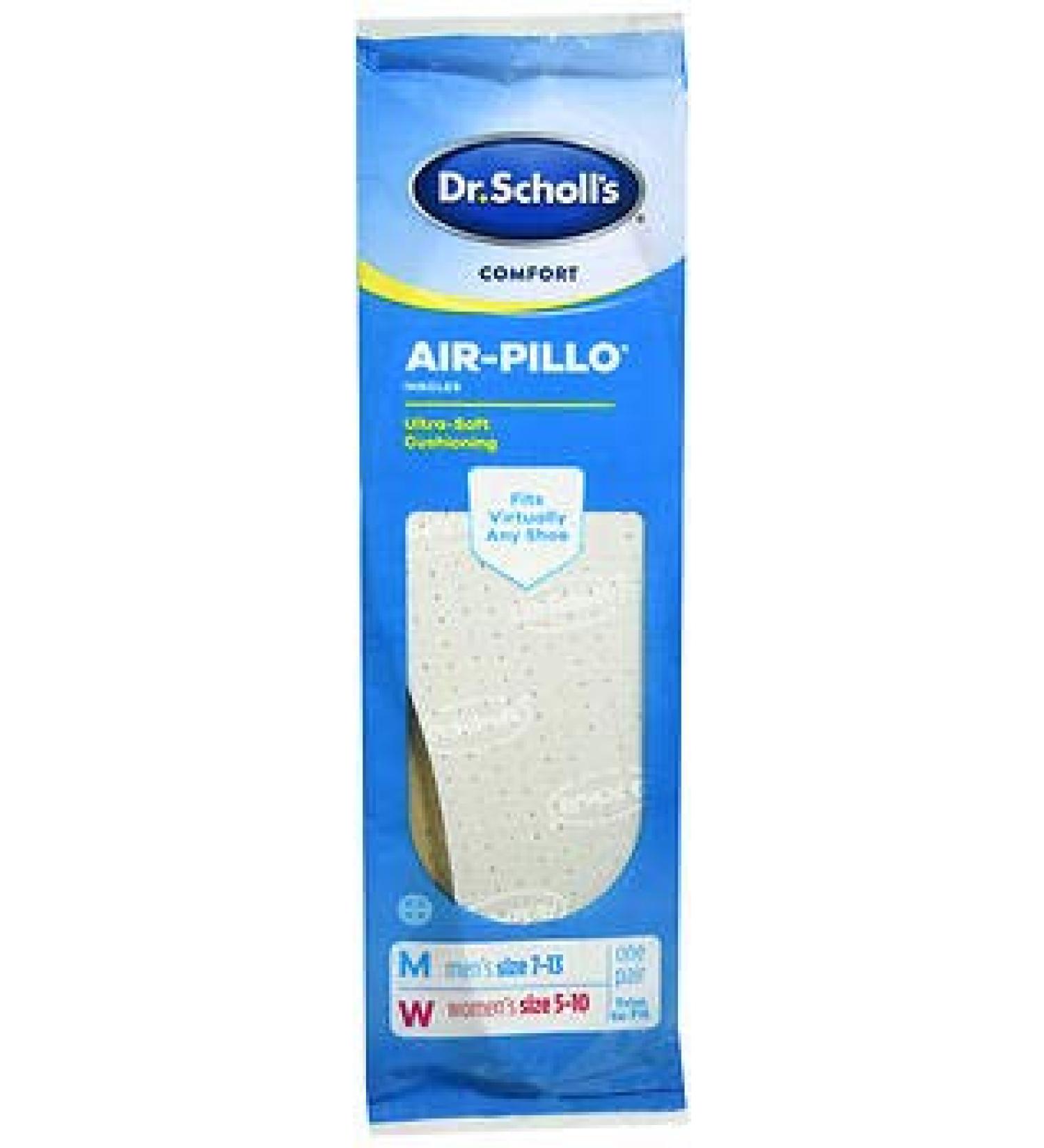 Dr. Scholl's Air-Pillo Insoles Unisex -1 PR Pack of 4