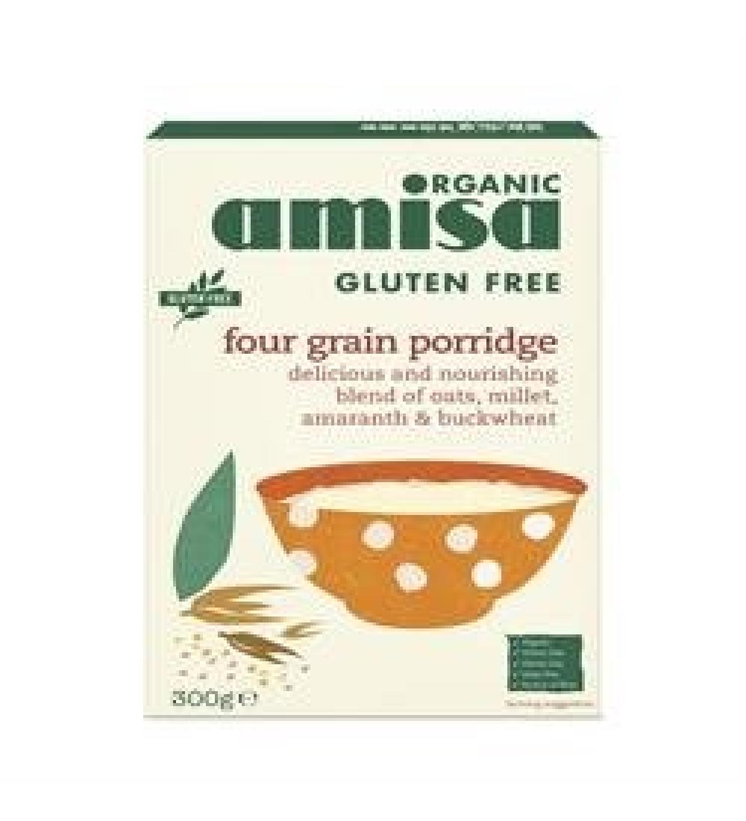 Amisa GF 4 Grain Porridge Org 300g