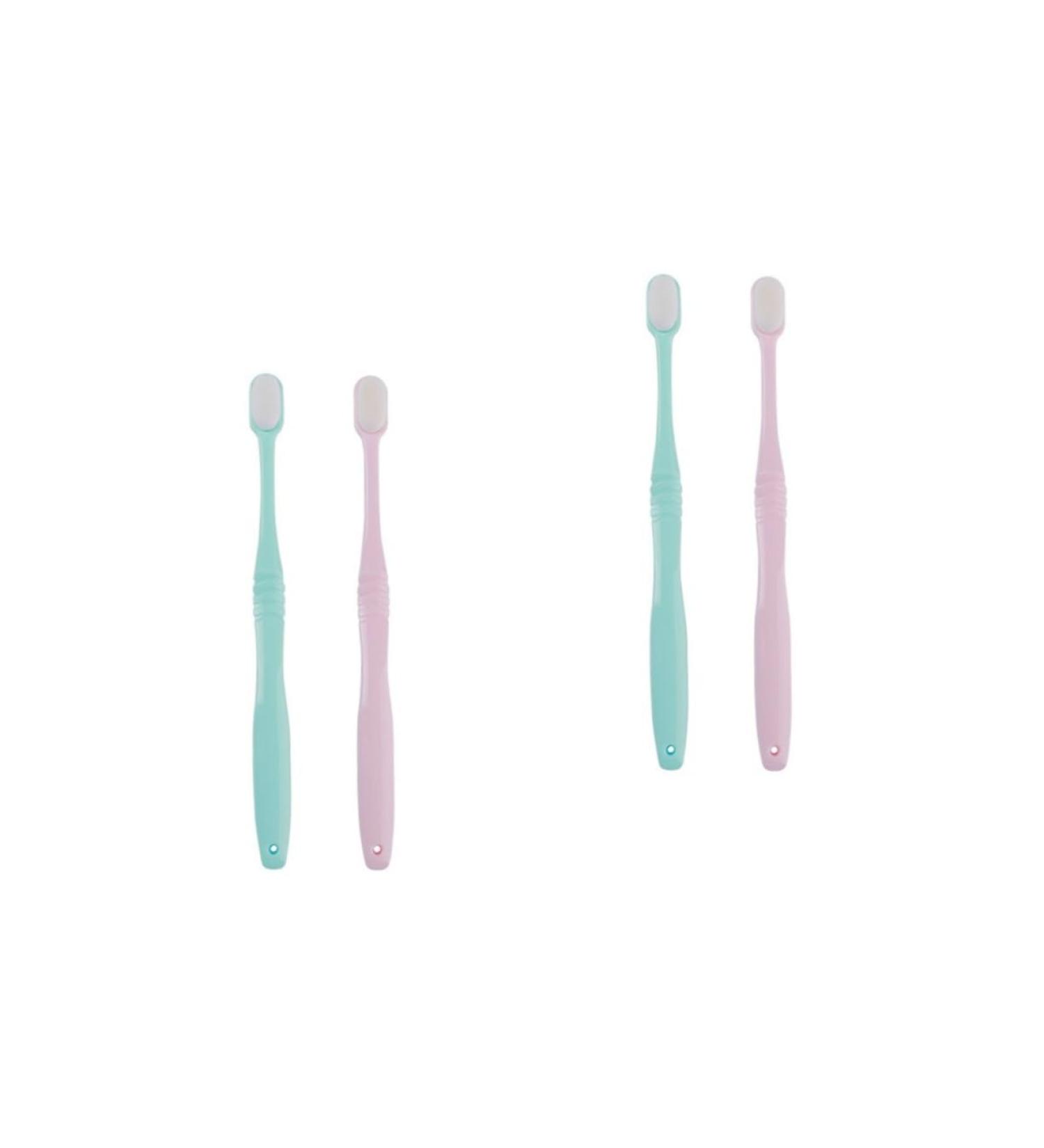 PartyKindom Portable Toothbrush Set - 4 Pieces for Travel & Everyday Use | International Shipping Available - Buy Online on GoSupps.com