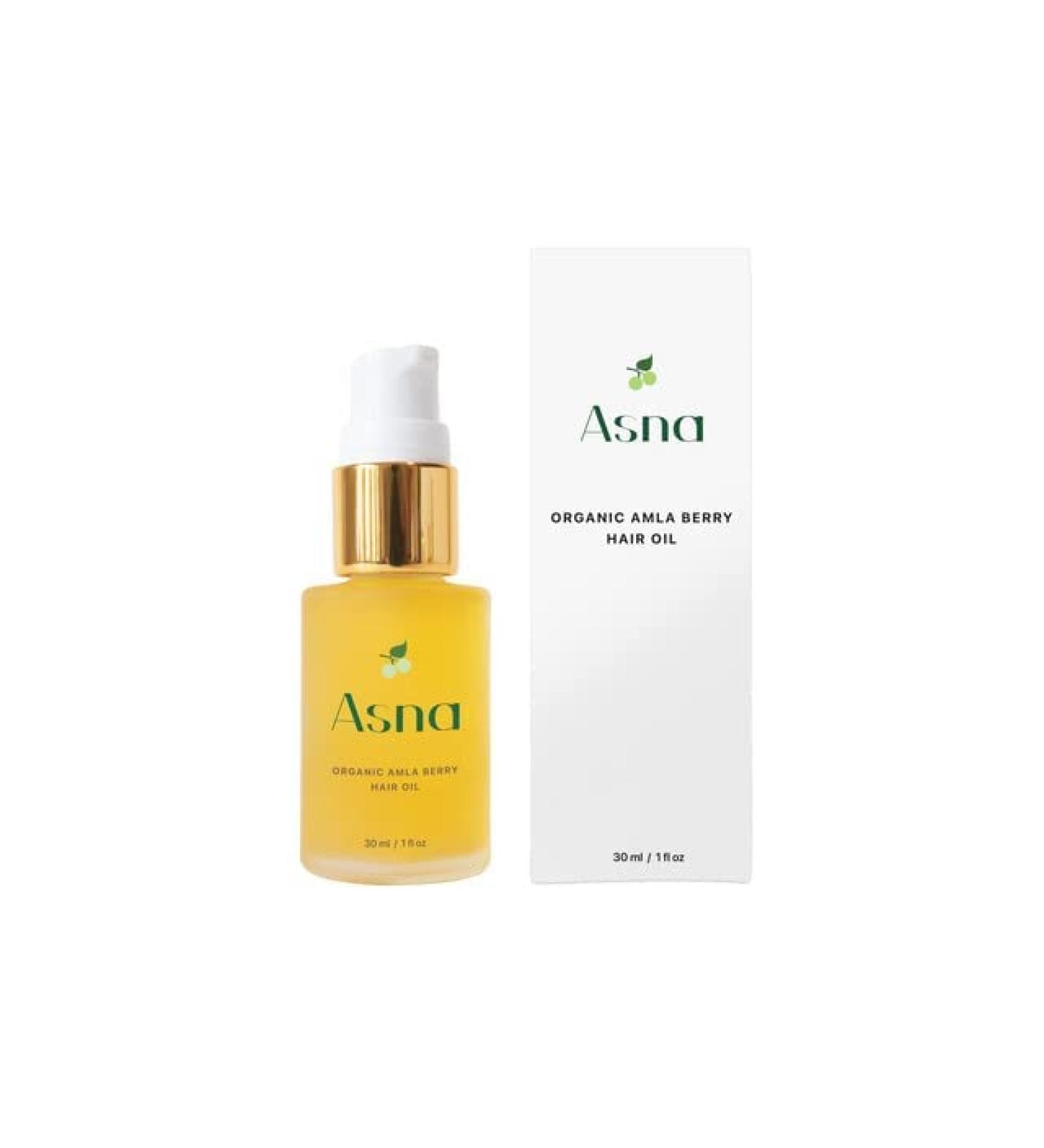 Amla Hair Oil by Asna - 100% Cold-Pressed Organic Hair Growth Treatment for All Hair Types | Stimulates Natural Growth, Nourishes Scalp, Ayurvedic Blend of Vitamin C and Antioxidants - Buy Online on GoSupps.com