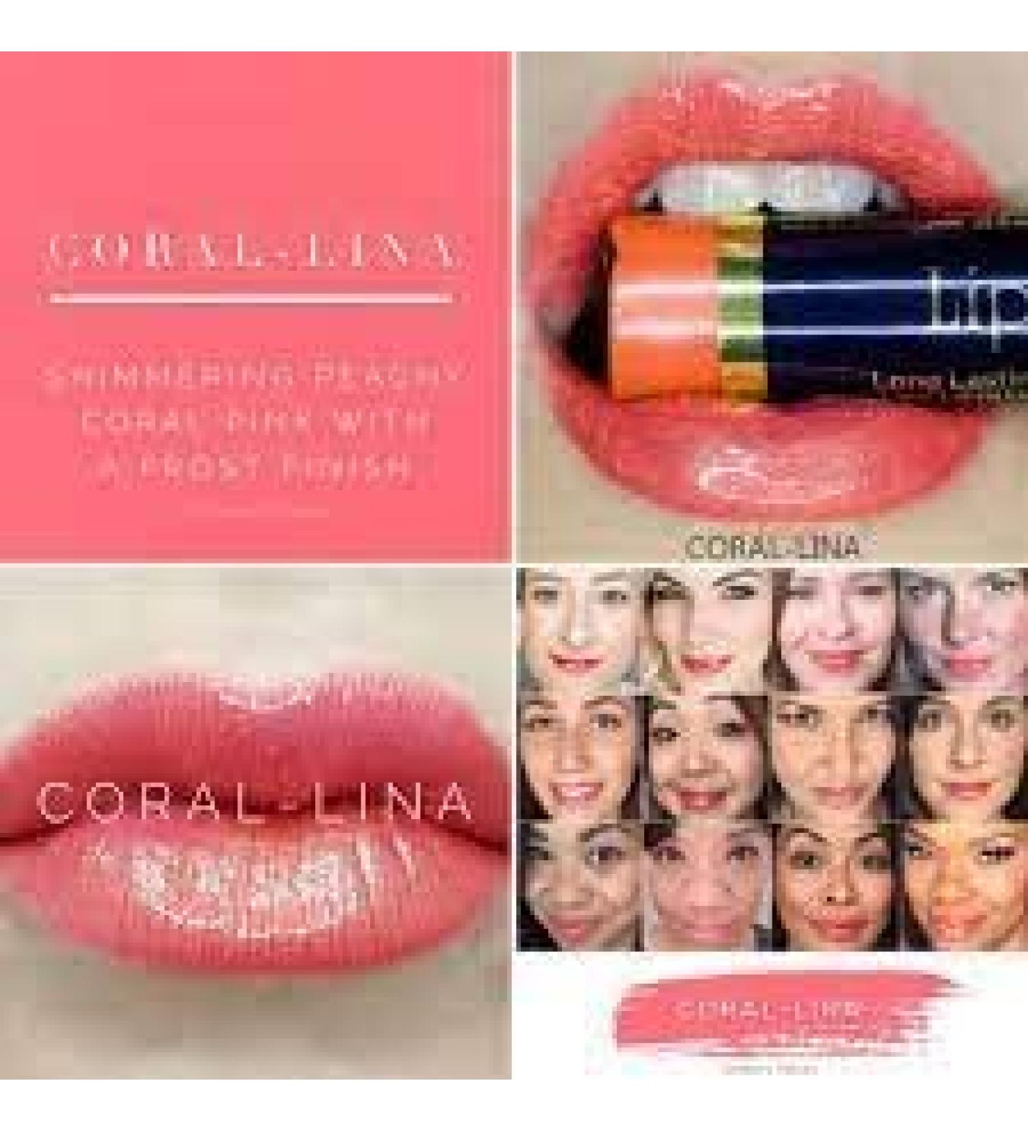 Coral Lina LipSense Limited Edition - Long Lasting Coral Lip Color - Buy Online on GoSupps.com