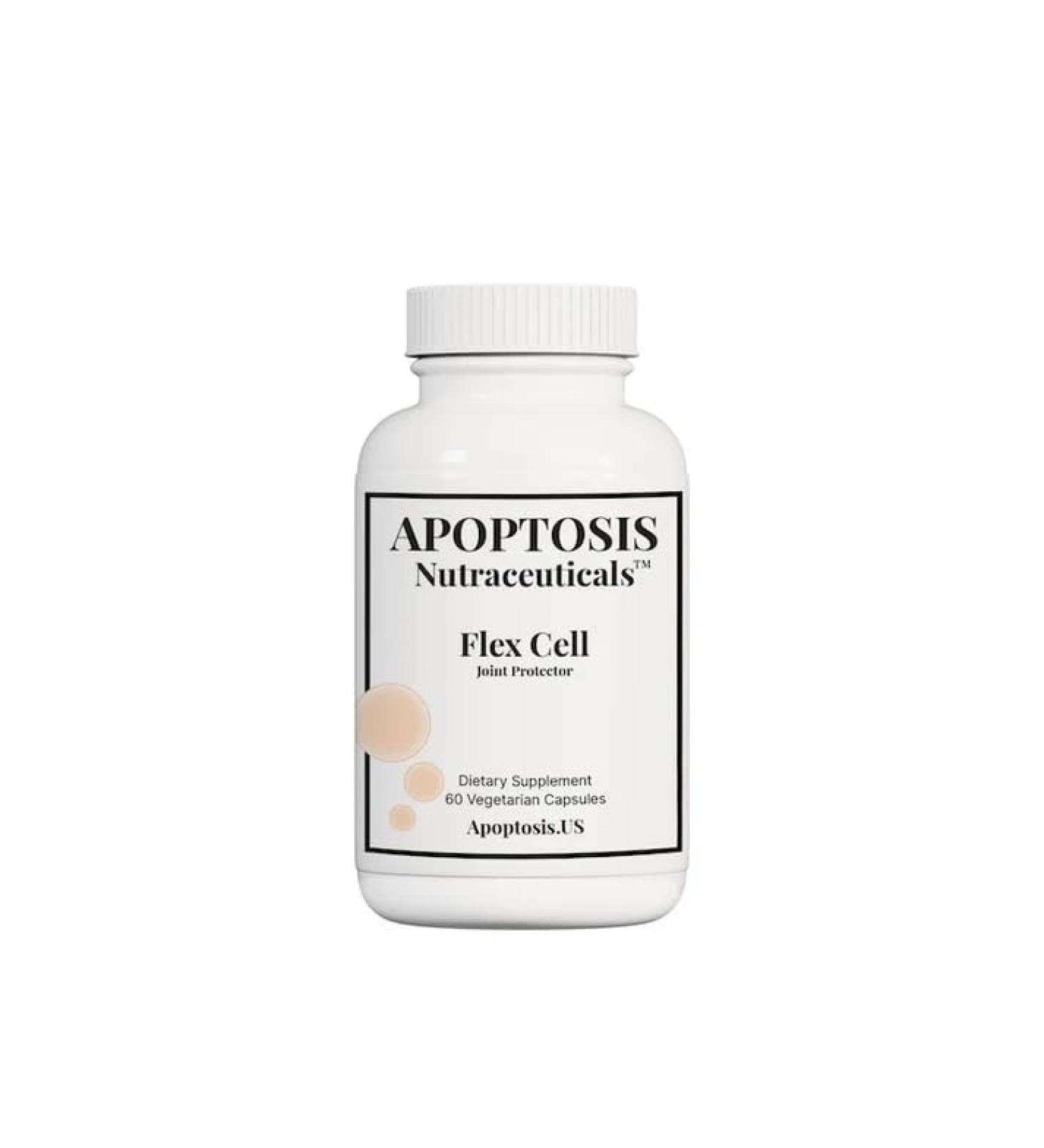 Apoptosis Flex Cell Joint Support Supplement for Mobility Flexibility & Comfort with Glucosamine Curcumin MSM & More 60 Capsules Made in USA