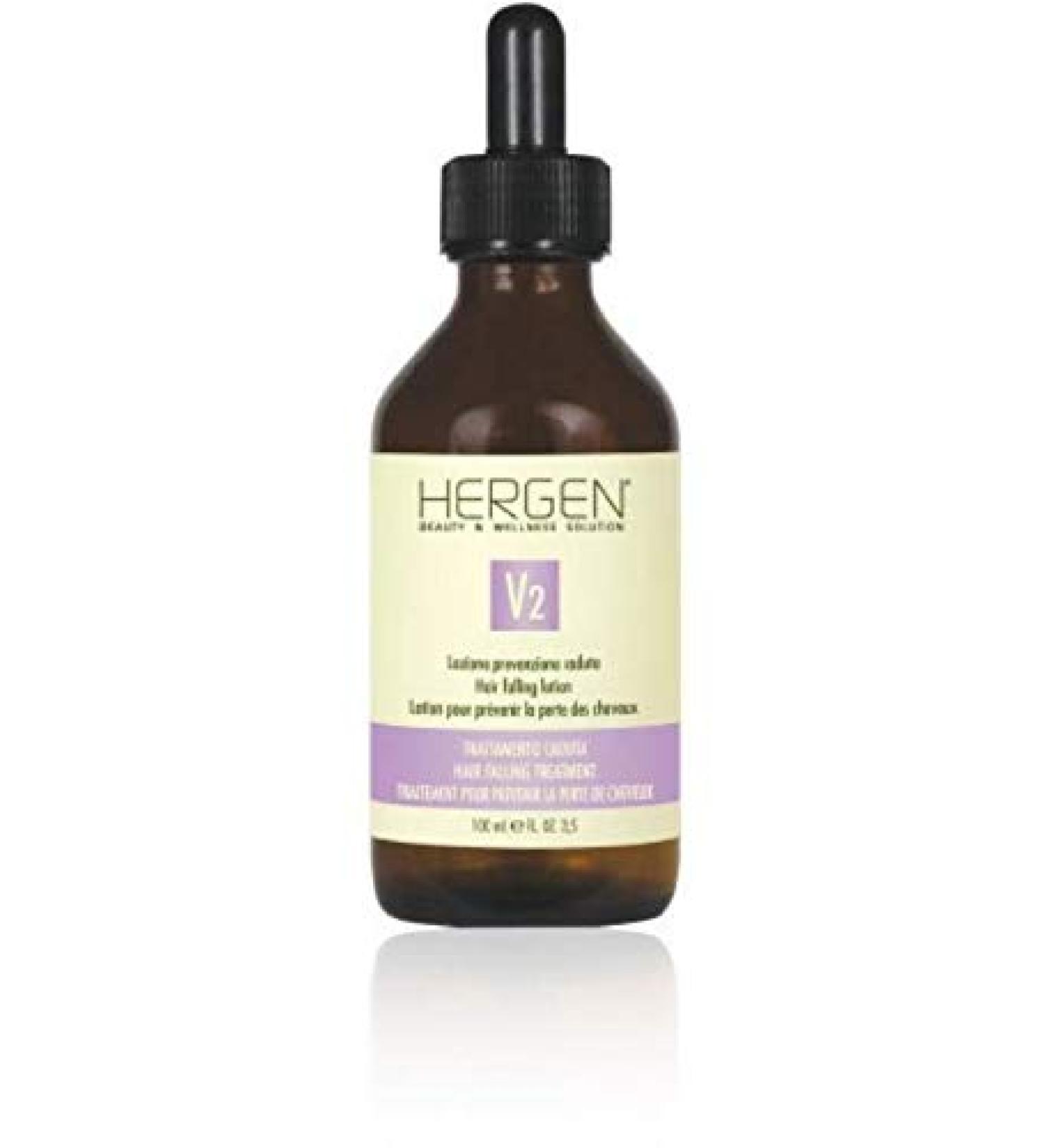 HERGEN BEAUTY & WELLNESS SOLUTION V2 Preventive hair loss lotion 100 ml - Buy Online on GoSupps.com