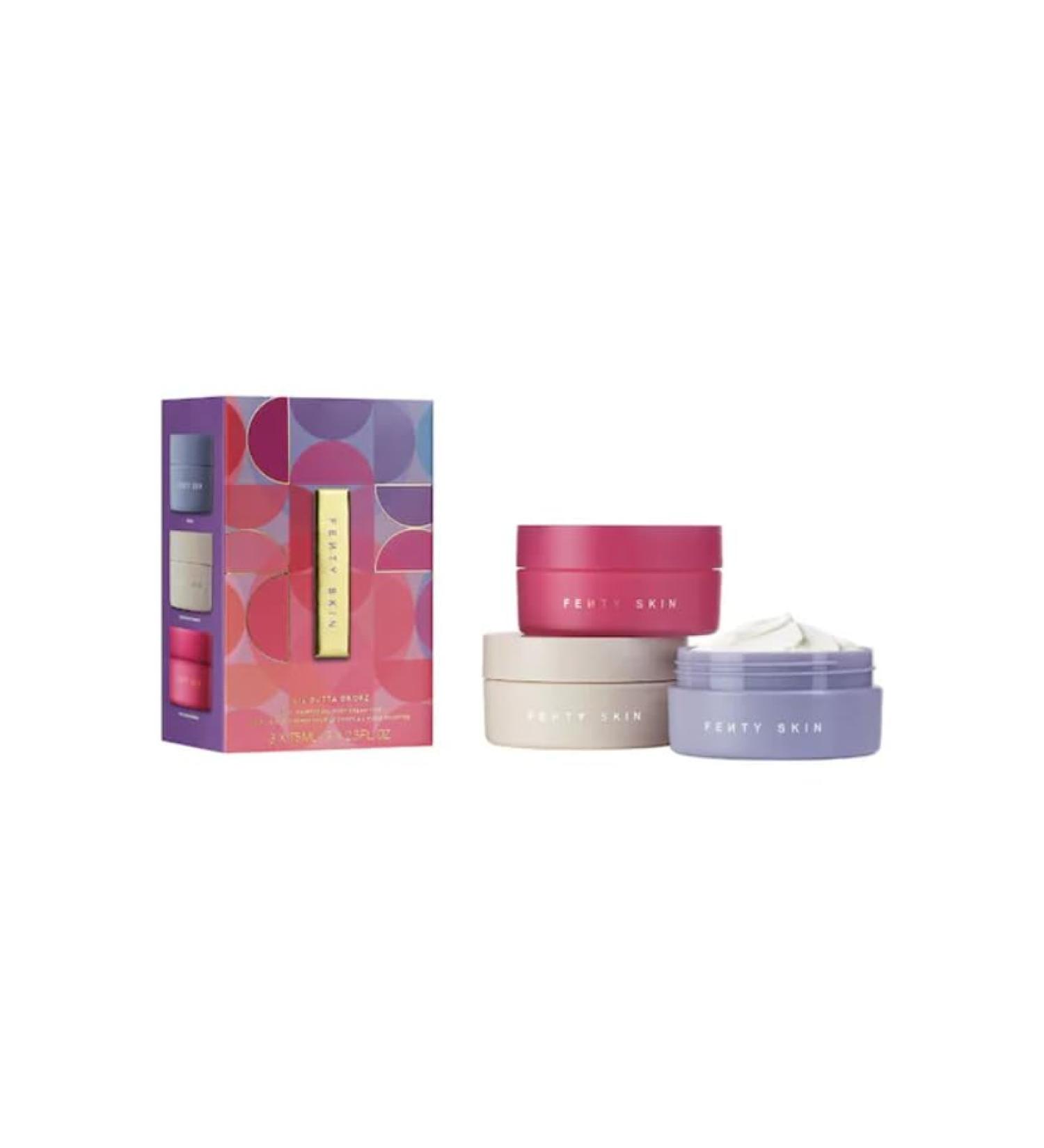 Fenty Skin Lil Butta Dropz Mini Whipped Oil Body Cream Trio - Nourishing Moisturizer for All Skin Types | International Shipping Available - Buy Online on GoSupps.com