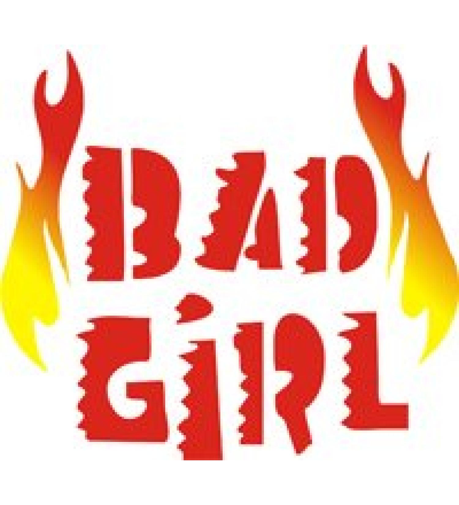 Eulenspiegel 105047 - Self-adhesive stencil - Bad Girl