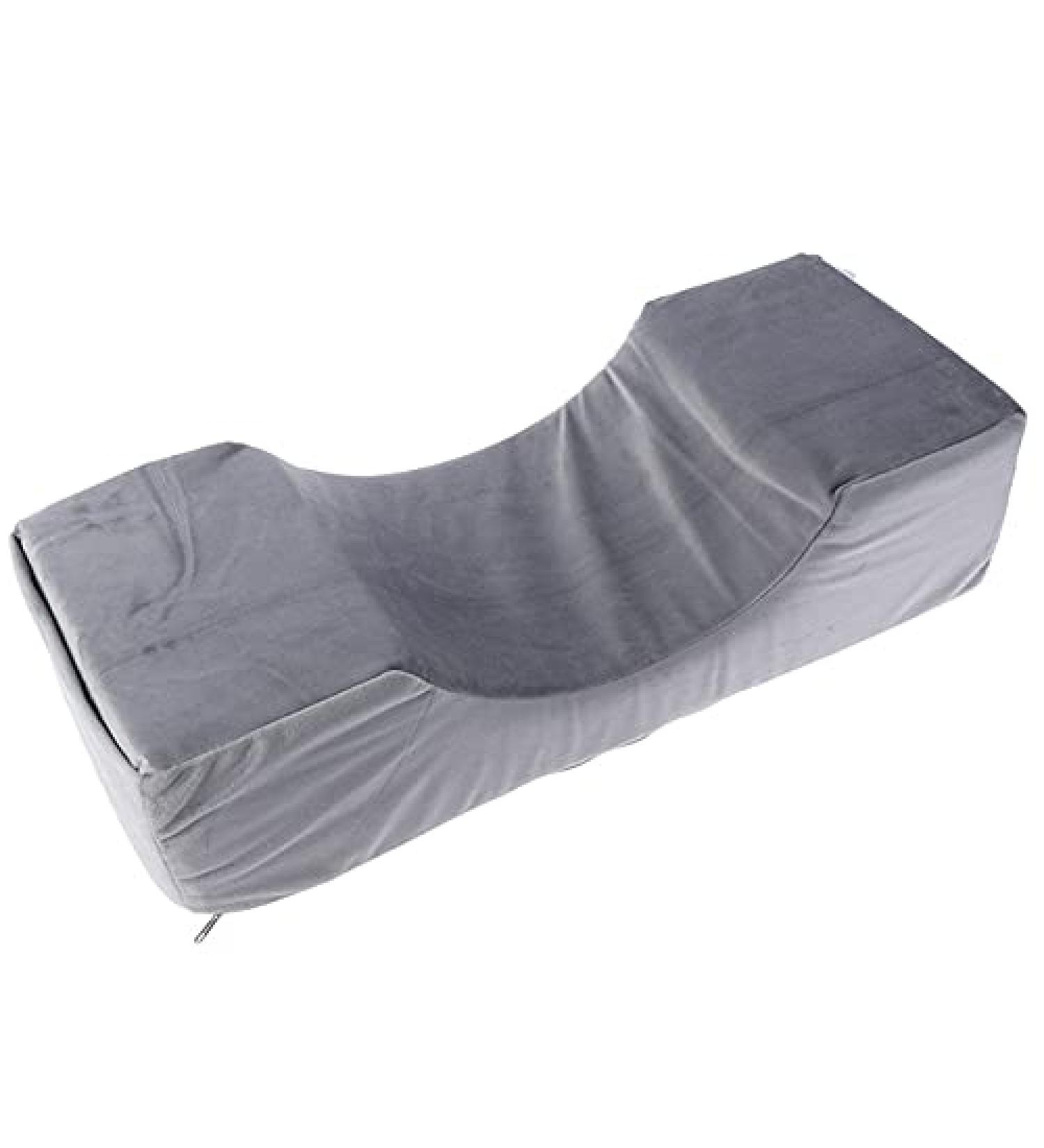 Lash Pillow Neck Support | Soft Memory Foam Eyelash Extension Pillow - Dark Gray - Buy Online on GoSupps.com