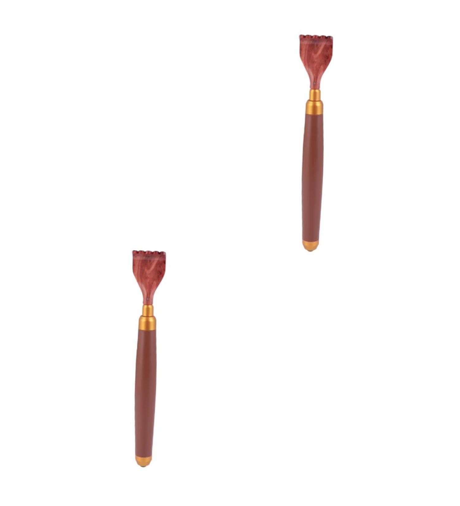 Frcolor 2-Pack Pearly Silicone Massage Devices - Ahorn Leaf Design Perfect for Itching Relief & Back Scratching - Ideal Gift for Stretching & Relaxation - Buy Online on GoSupps.com