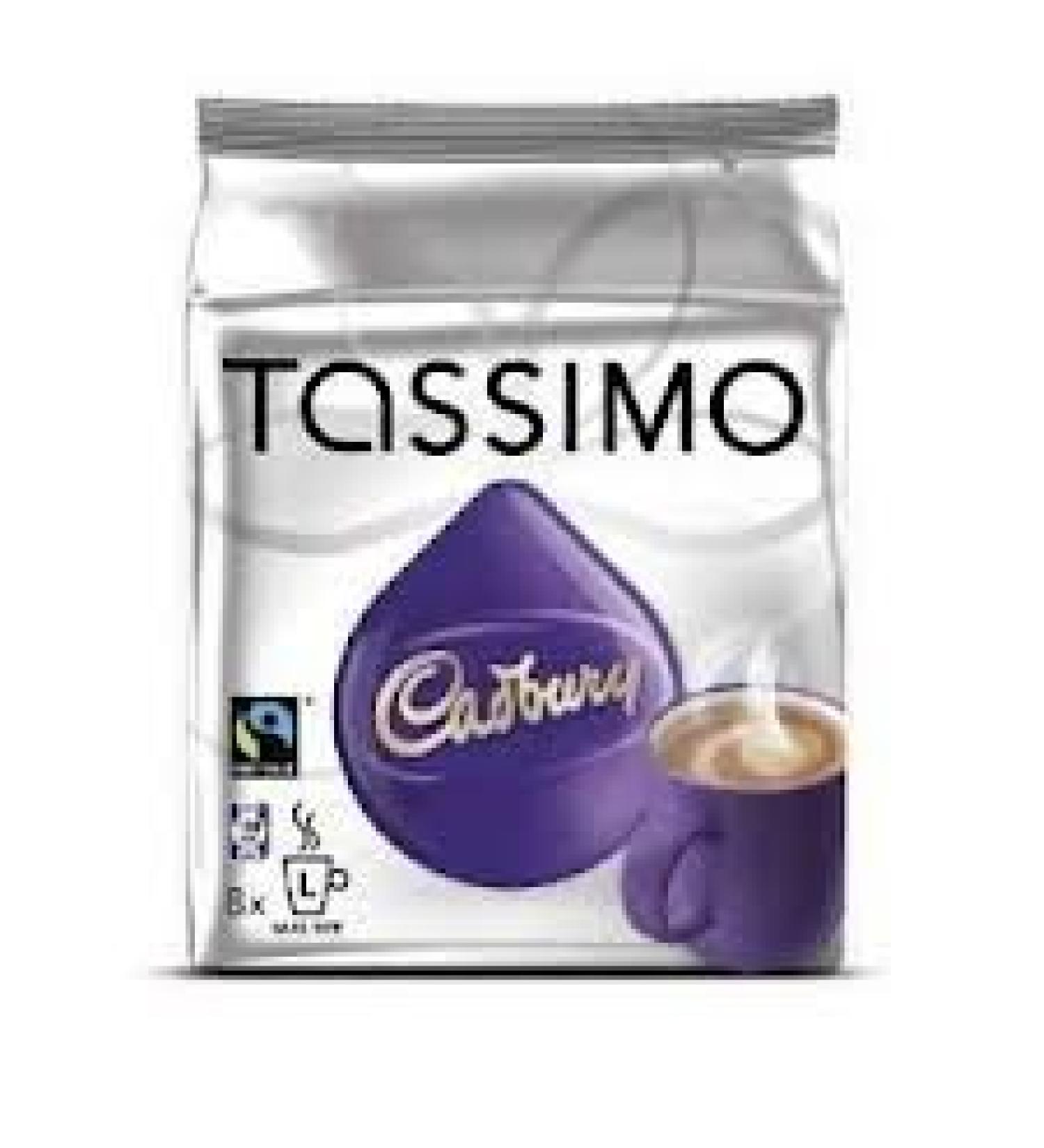 Tassimo Cadbury Lot de 4 disques en T 4 x 16