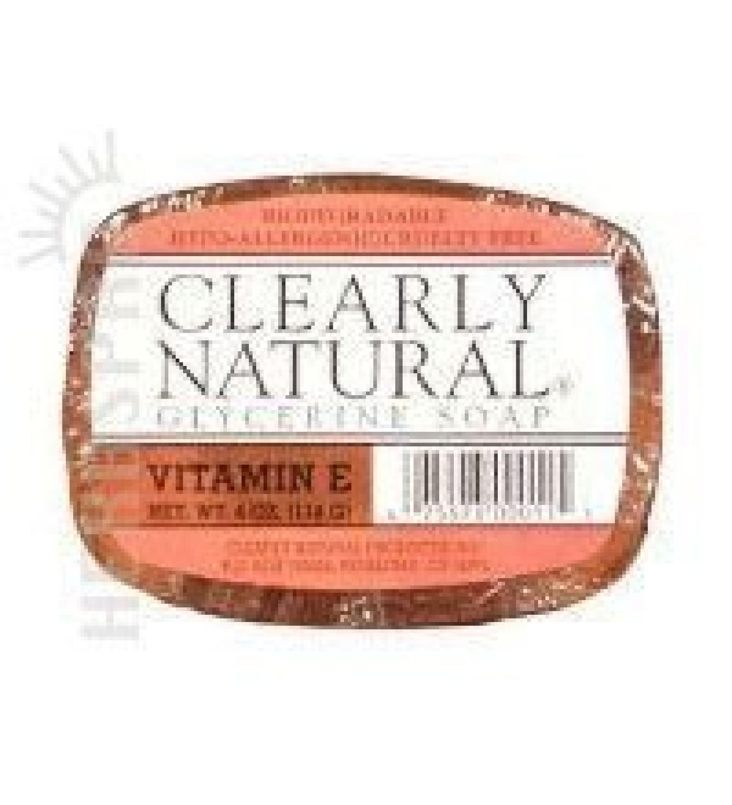 Clearly Natural Soap Bar Glyc Vitamin E 3 pack