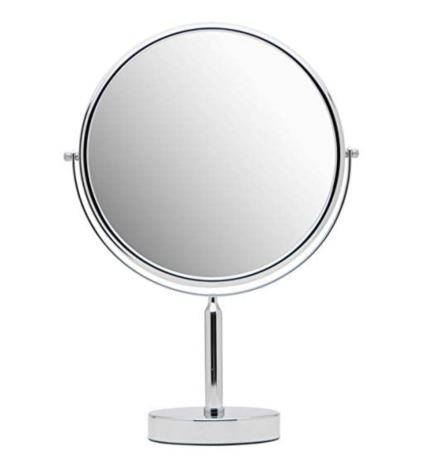 XXLarge 3X Weak Magnifying Mirror with Stand for Desk and Table - Double Sided 3X/1X Magnification - 17 Tall, 11 Wide - Perfect for Retail Stores and Makeup Vanity - Buy Online on GoSupps.com