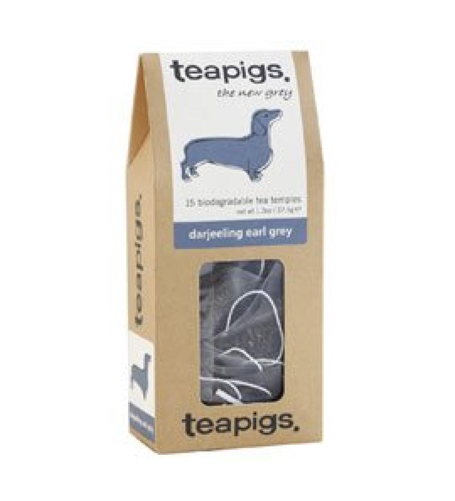 Teapigs Teapigs Darjeeling Earl Grey Lot de 4 sacs 15 sacs