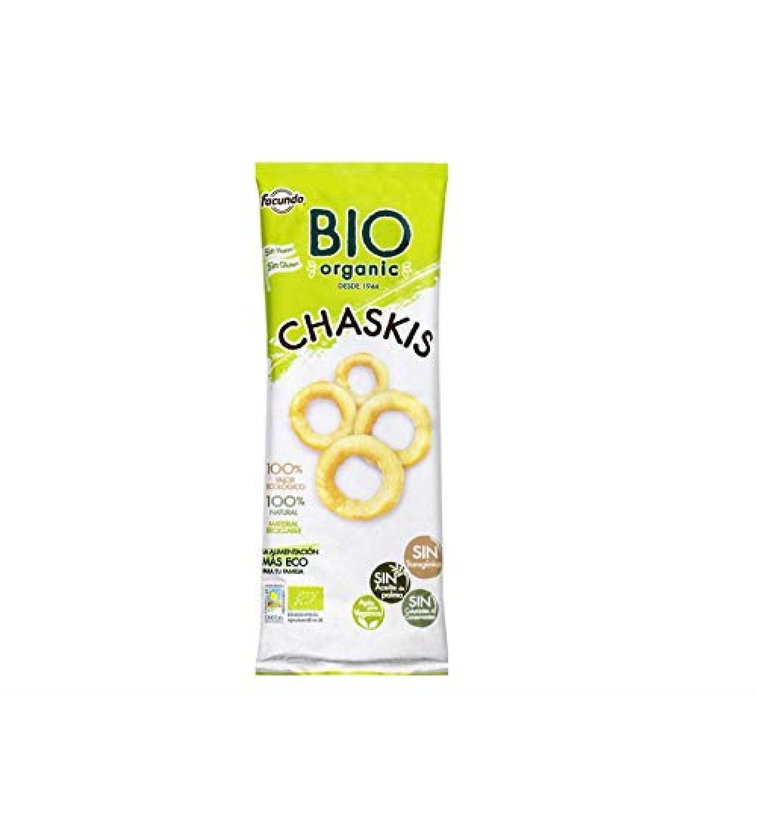 Facundo Organic Chaskis corn snack bag 100g