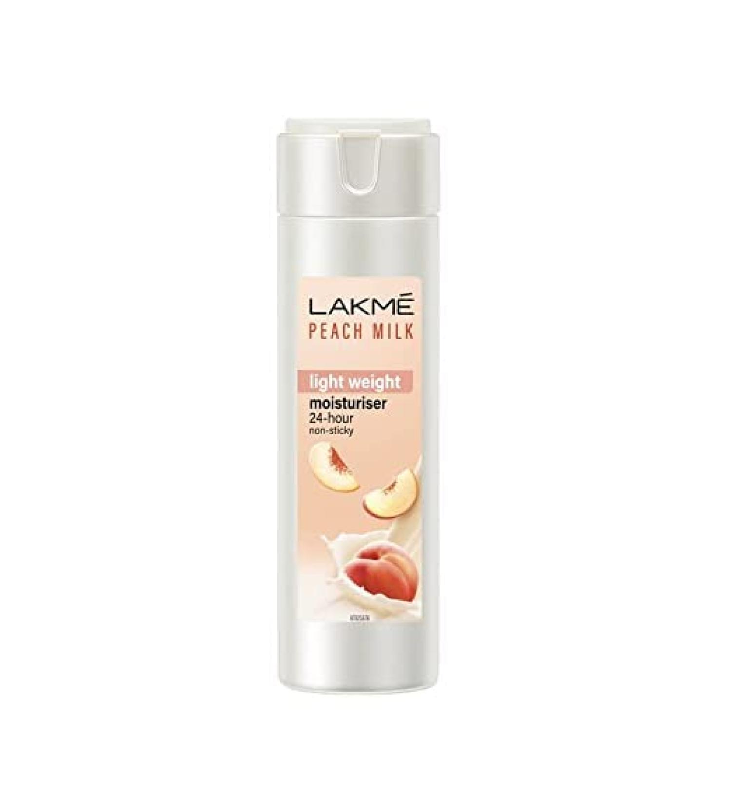 abseits Peach Milk Face Moisturizer 200ml | Lightweight Daily Lotion with Vitamin C & E for Glowing Skin | 24h Non-Oily Moisture for Women - Buy Online on GoSupps.com