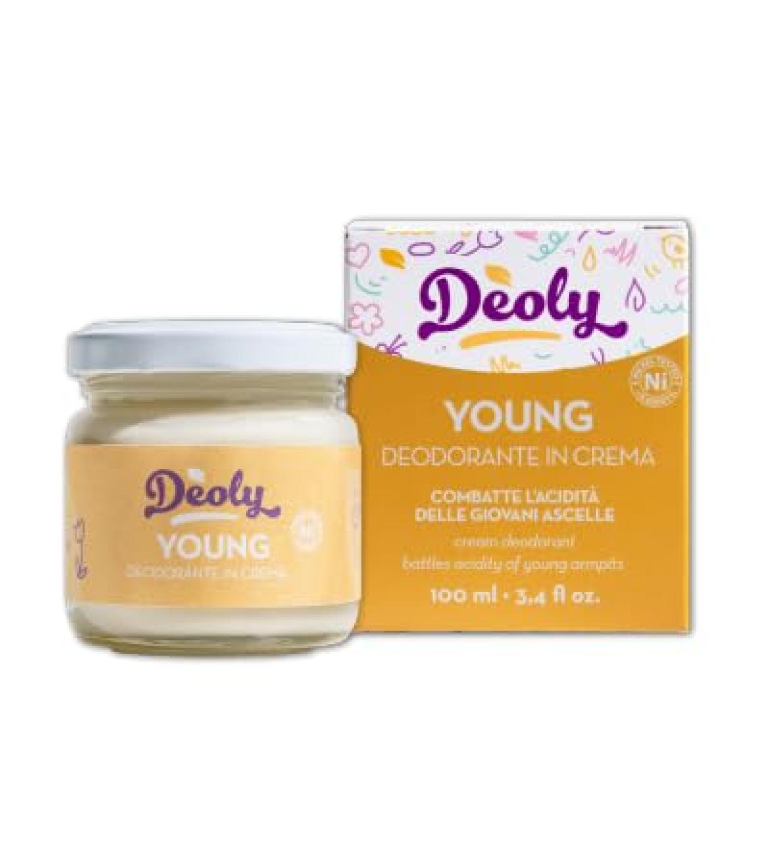 ELLENNE LAIT ET LUNE DEOLY CREAM DEODORANT SO YOUNG PLASTIC FREE 100 ml ECOBIO 20112R