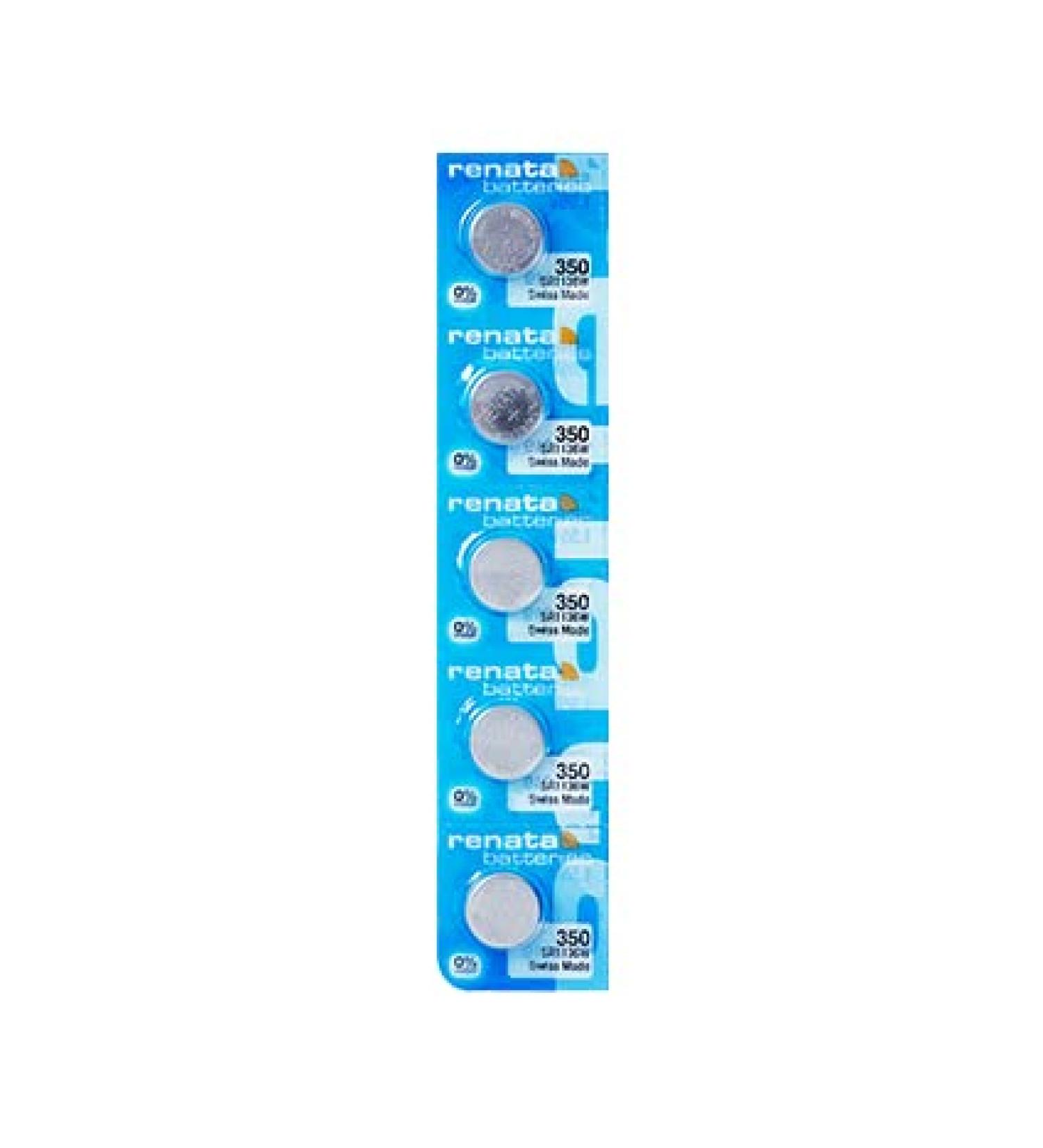 Renata 350 / SR1136W Watch Battery - Premium 5 Pack for Long-Lasting Performance | International Shipping Available - Buy Online on GoSupps.com