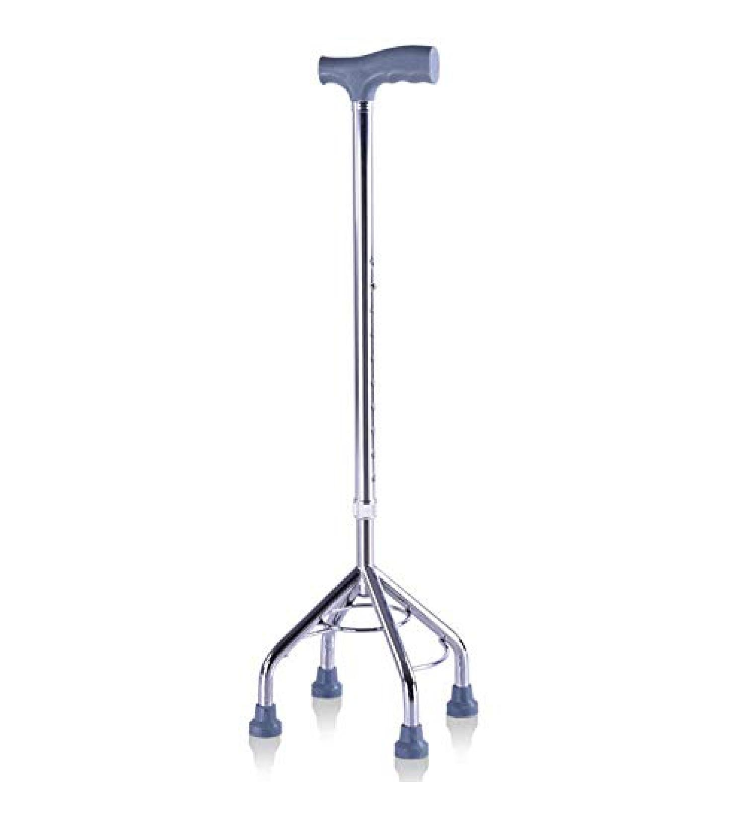 SilteD Canes Old Man Walking Stick Old Man Telescopic Adjustable Anti- Slip Four- Legged Crutches Disabled Four- Legged Walking Stick - Buy Online on GoSupps.com