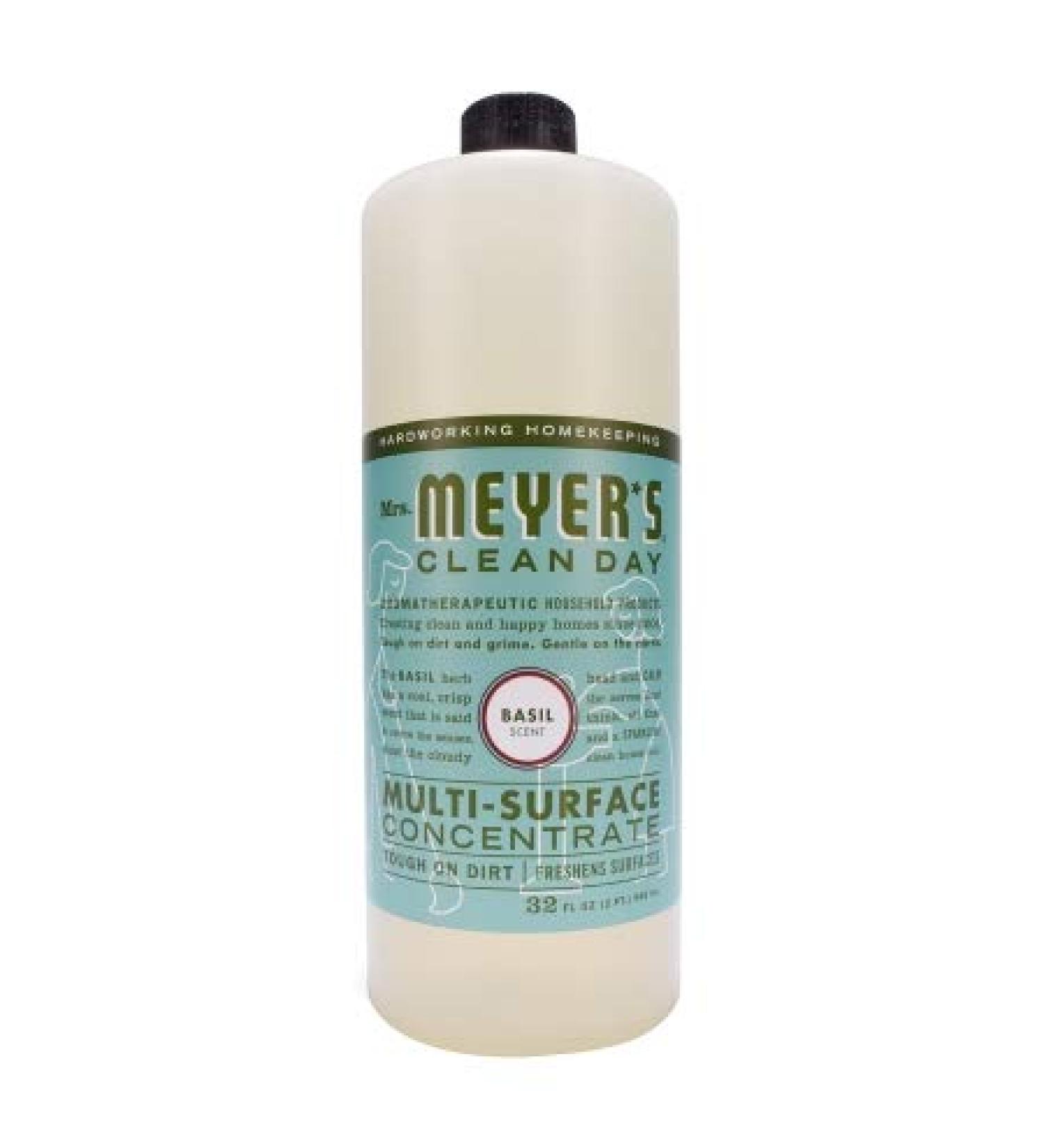 Mrs. Meyers Clean Day Basil Multi Surf Concentrate 946 ml (Pack of 4)