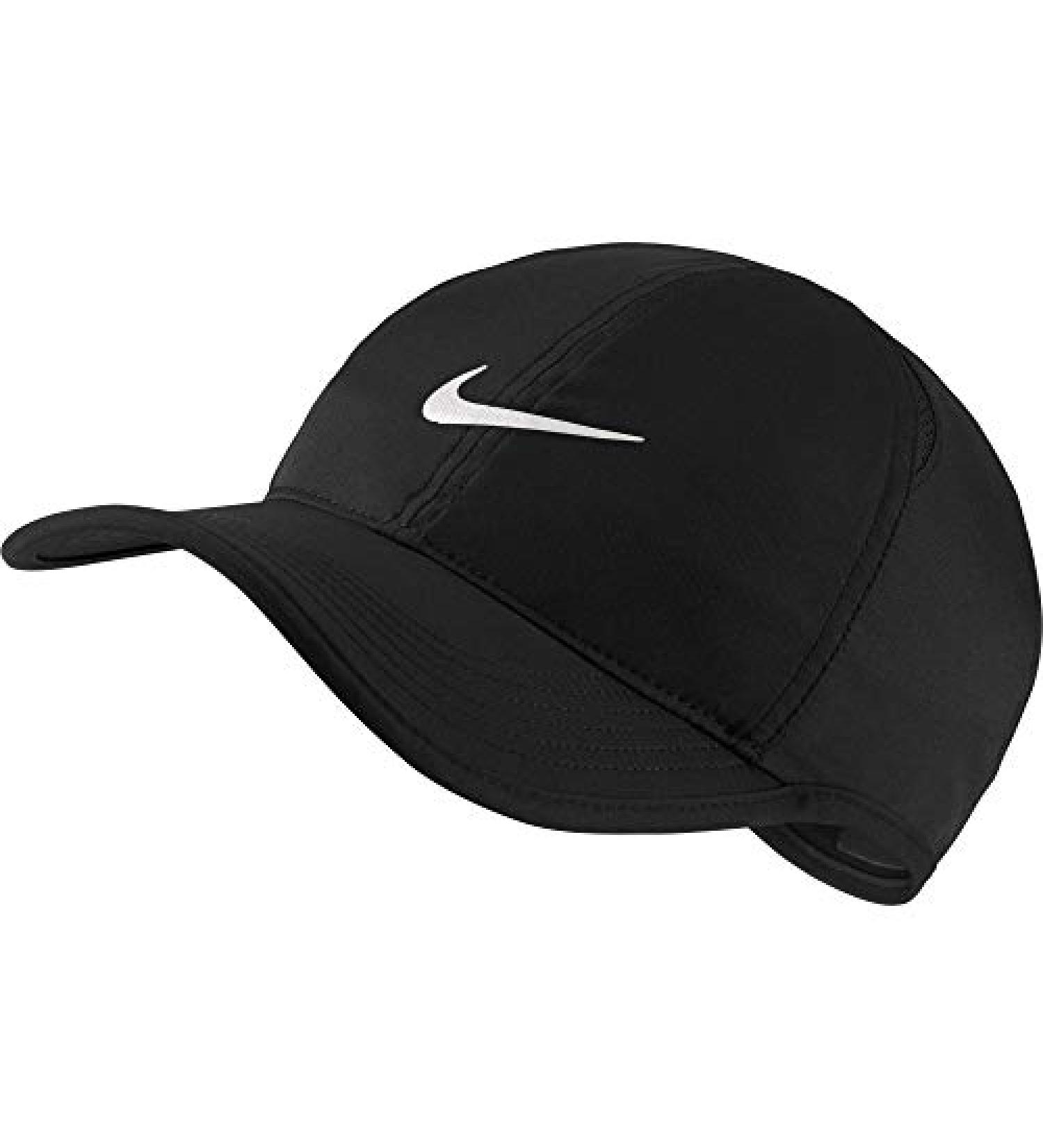 NIKE Unisex AeroBill Featherlight Cap - Black/White - One Size | [Your Company Name] - Buy Online on GoSupps.com