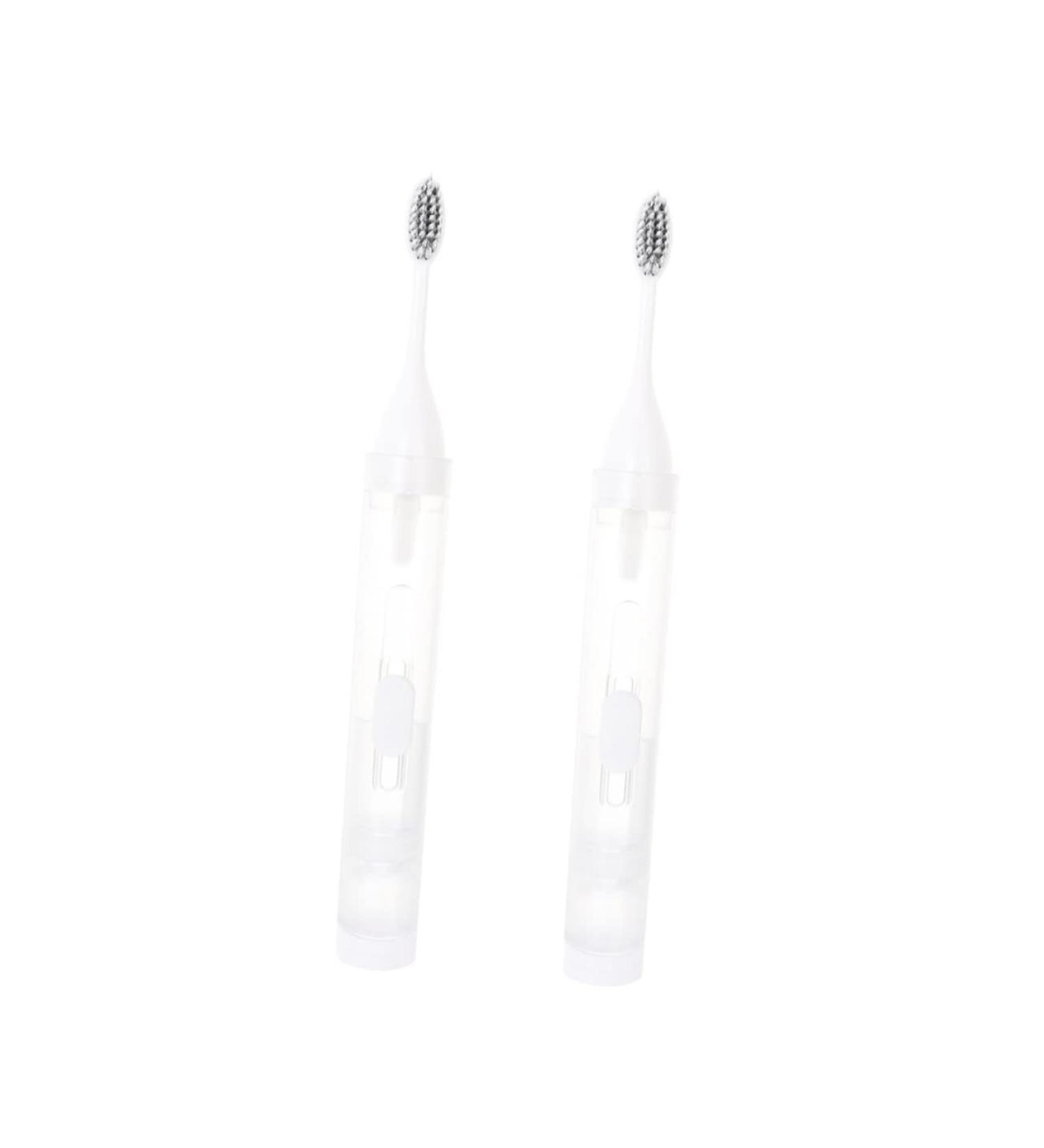 Frcolor Portable Travel Toothbrush Set - 2 Piece Foldable Adult Toothbrushes for Clean Teeth - Ideal for International Shipping - Buy Online on GoSupps.com