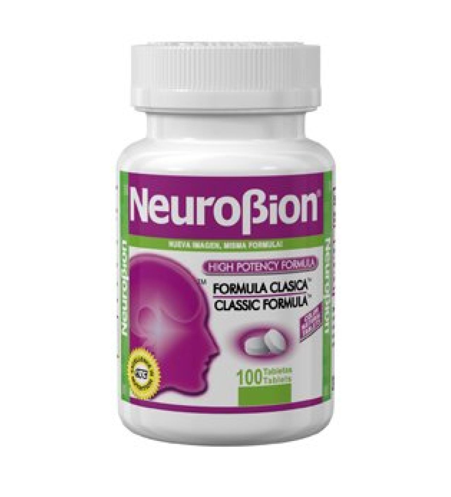 NeuroBion High Potency Classic Formula 100 Tablets