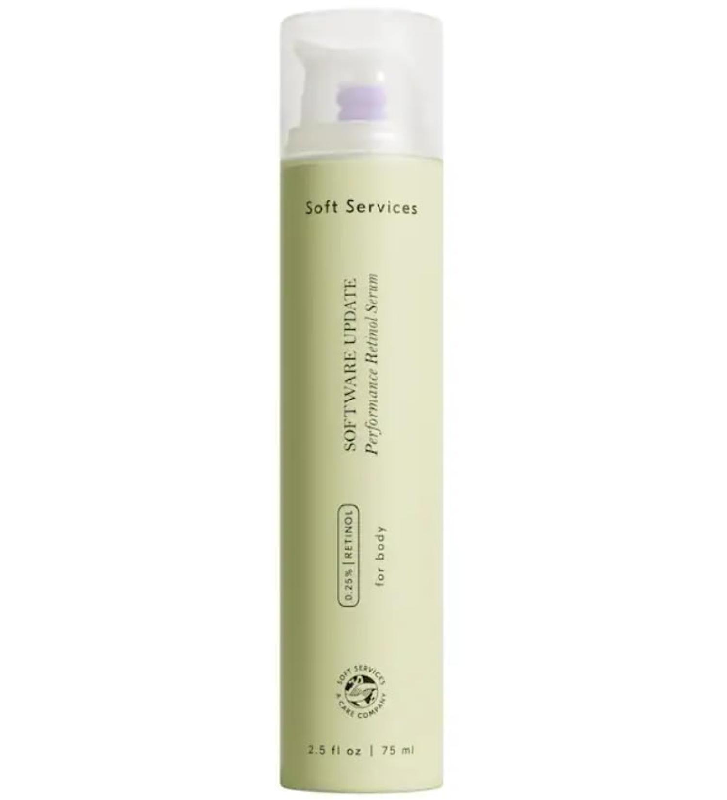 Soft Services Software Update Retinol Body Serum for Fine Lines and Crepiness Beige