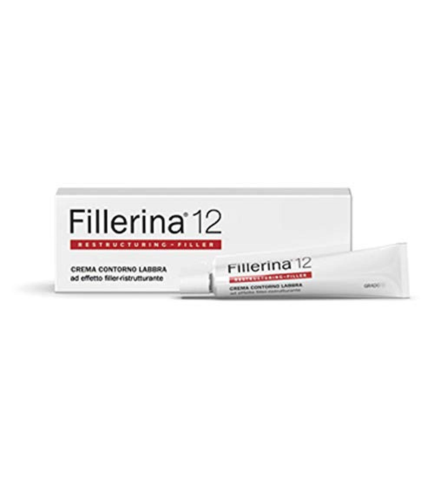 Fillerina LABO FILLERINA 12 RESTRUCTURING FILLER Lip Contour Cream Filler Effect Lip Anti-aging Cream Grade 4 15 ml