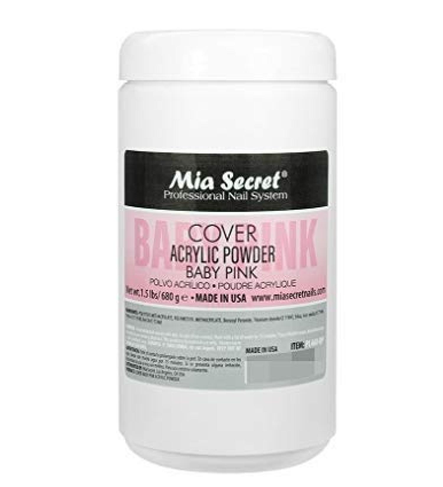 Mia Secret Acrylic Powder Cover Baby Pink 1.5 lbs