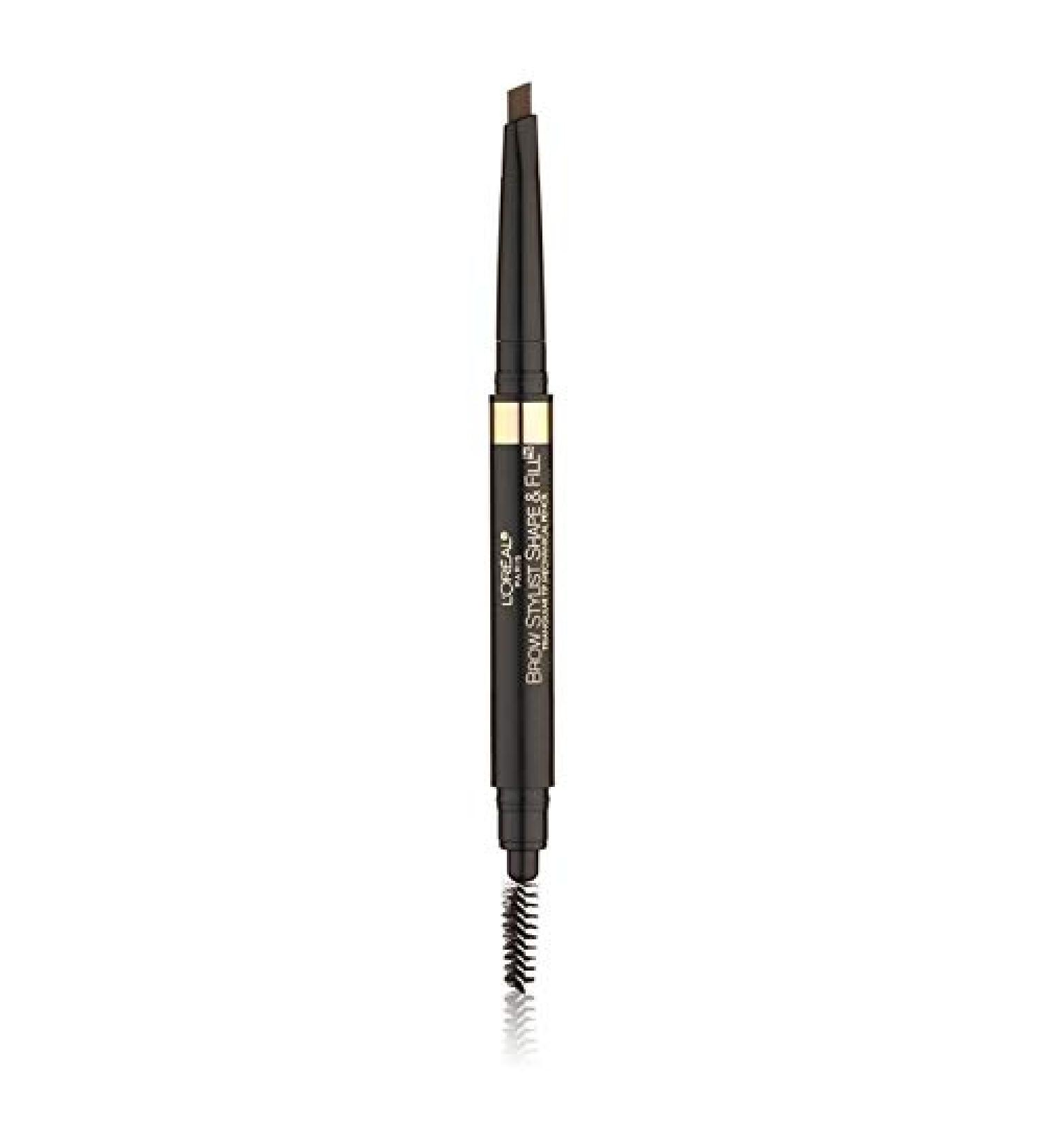 L'Oreal Brow Stylist Shape and Fill Pencil Brunette 0.008 oz (Pack of 2)