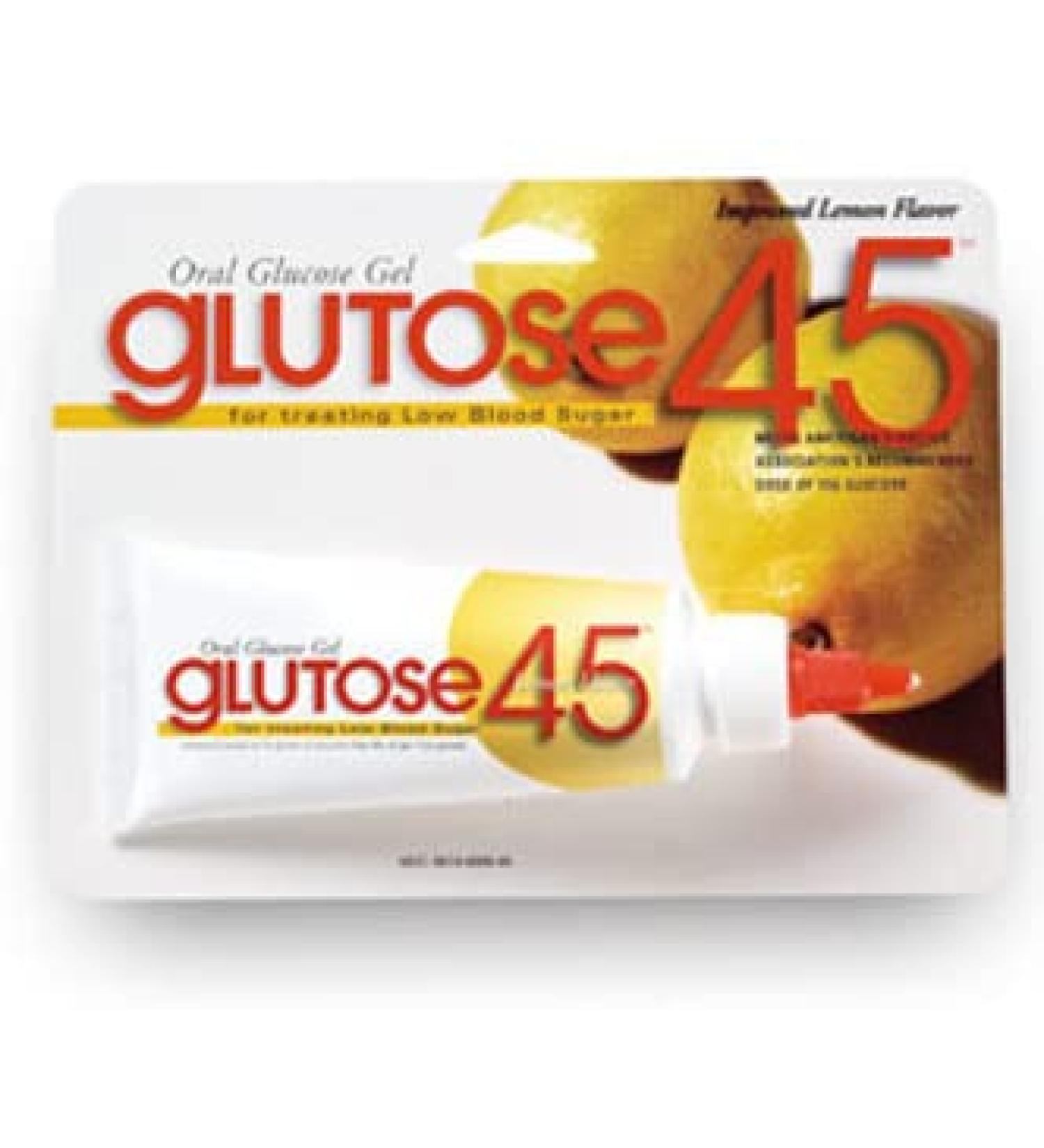 Buy Glutose 45 Oral Glucose Gel - Lemon Flavor - 1 ct | Fast International Shipping - Buy Online on GoSupps.com