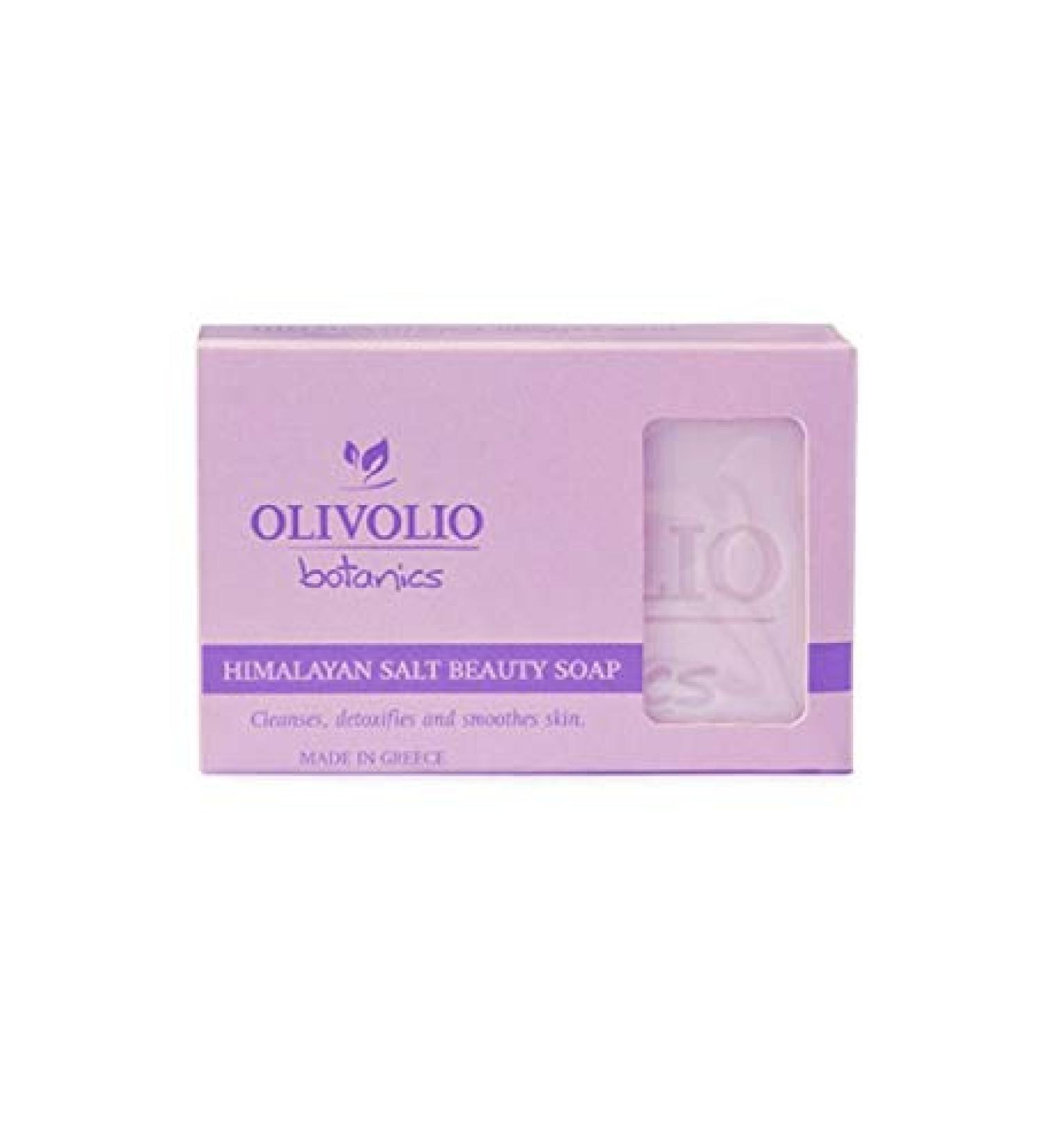 Olivolio botanics 100% Organic Pink Himalayan Salt Hand Soap Without Mineral Oil & Parabens - 100g