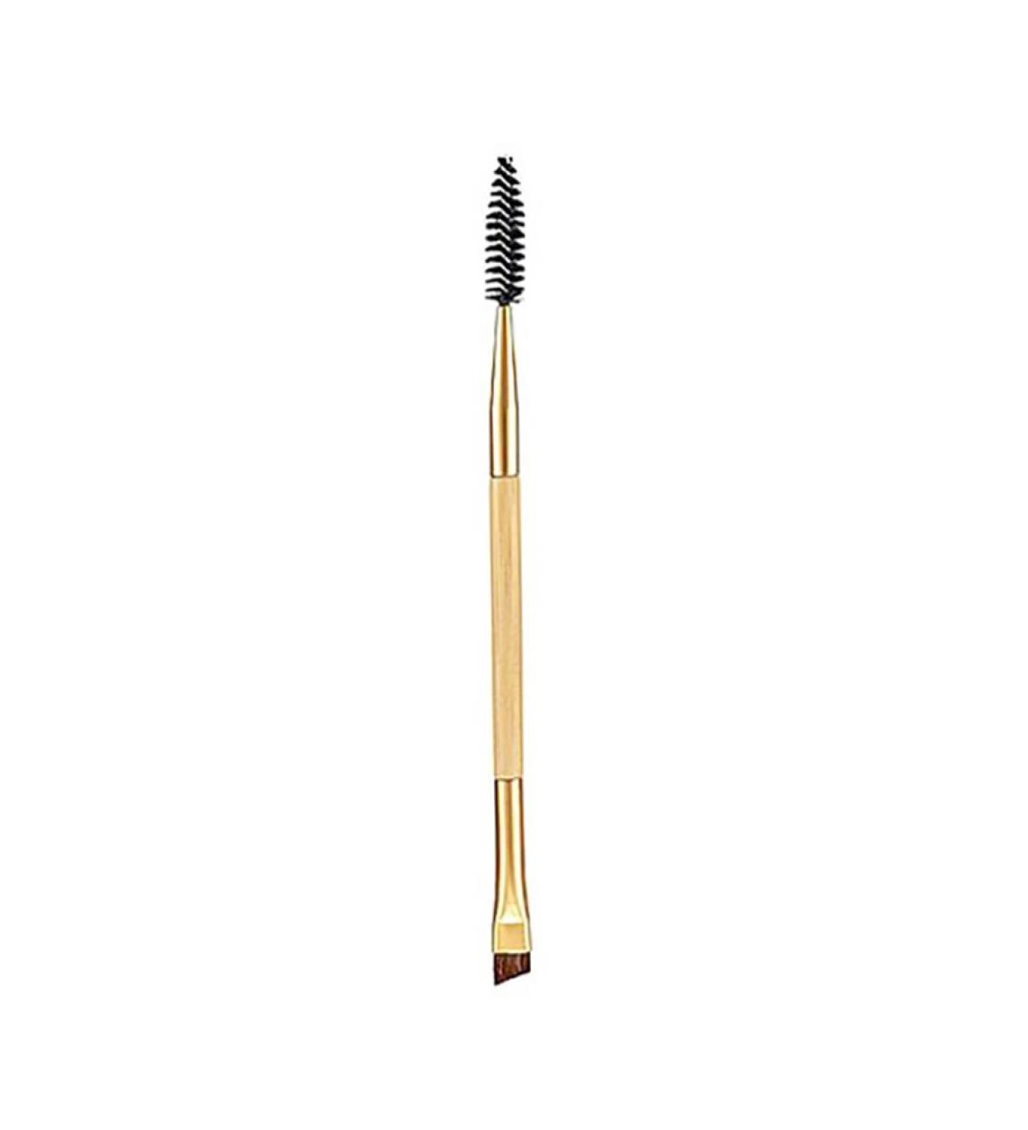 1PC Bamboo Handle Duo Eyebrow Brush & Mascara Comb - Eco-Friendly Makeup Tool for Women & Girls - Buy Online on GoSupps.com