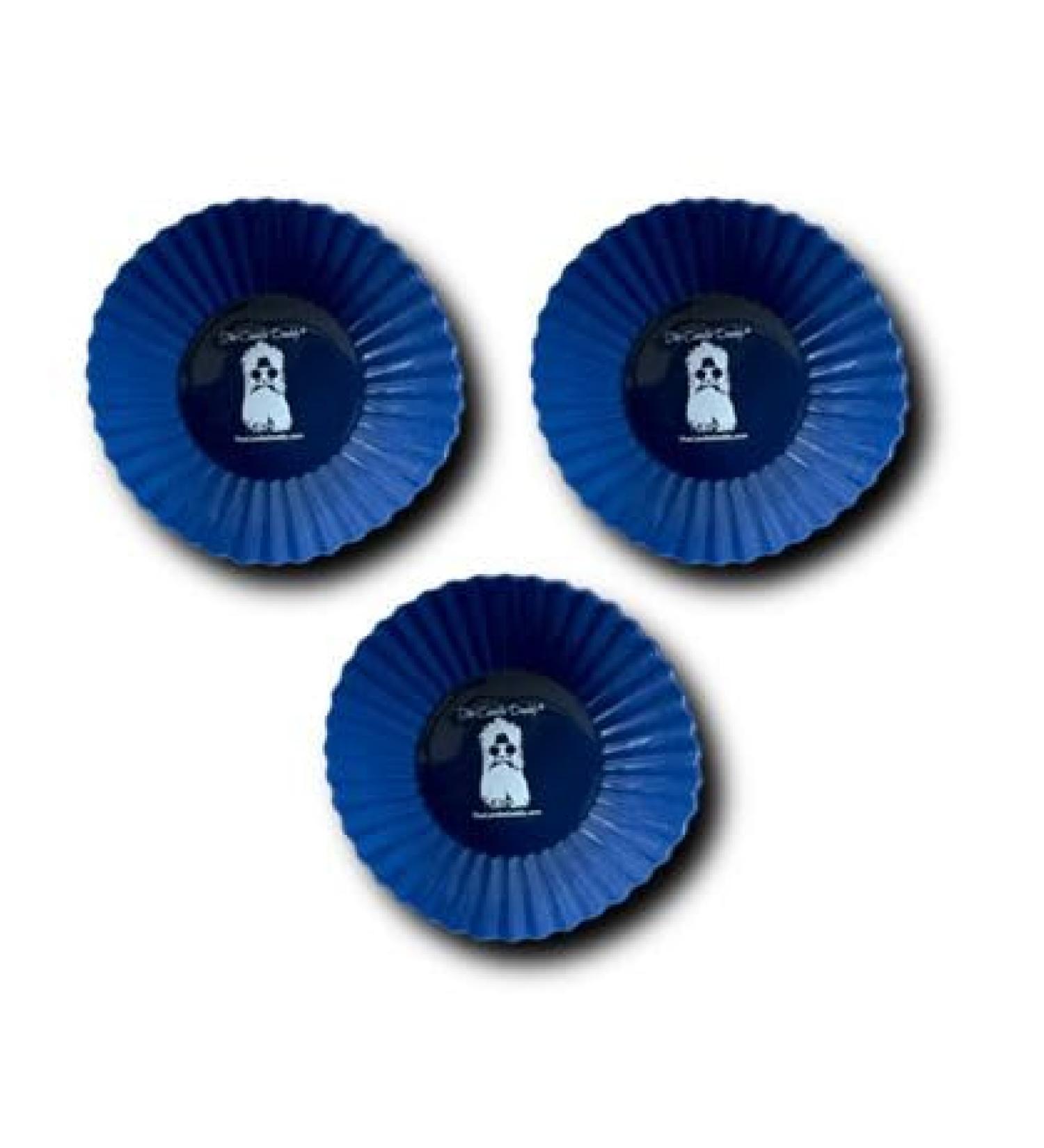 The Candle Daddy: 3 Navy Silicone Wax Warmers - Reusable Deposits for All Wax Melting Users - Buy Online on GoSupps.com