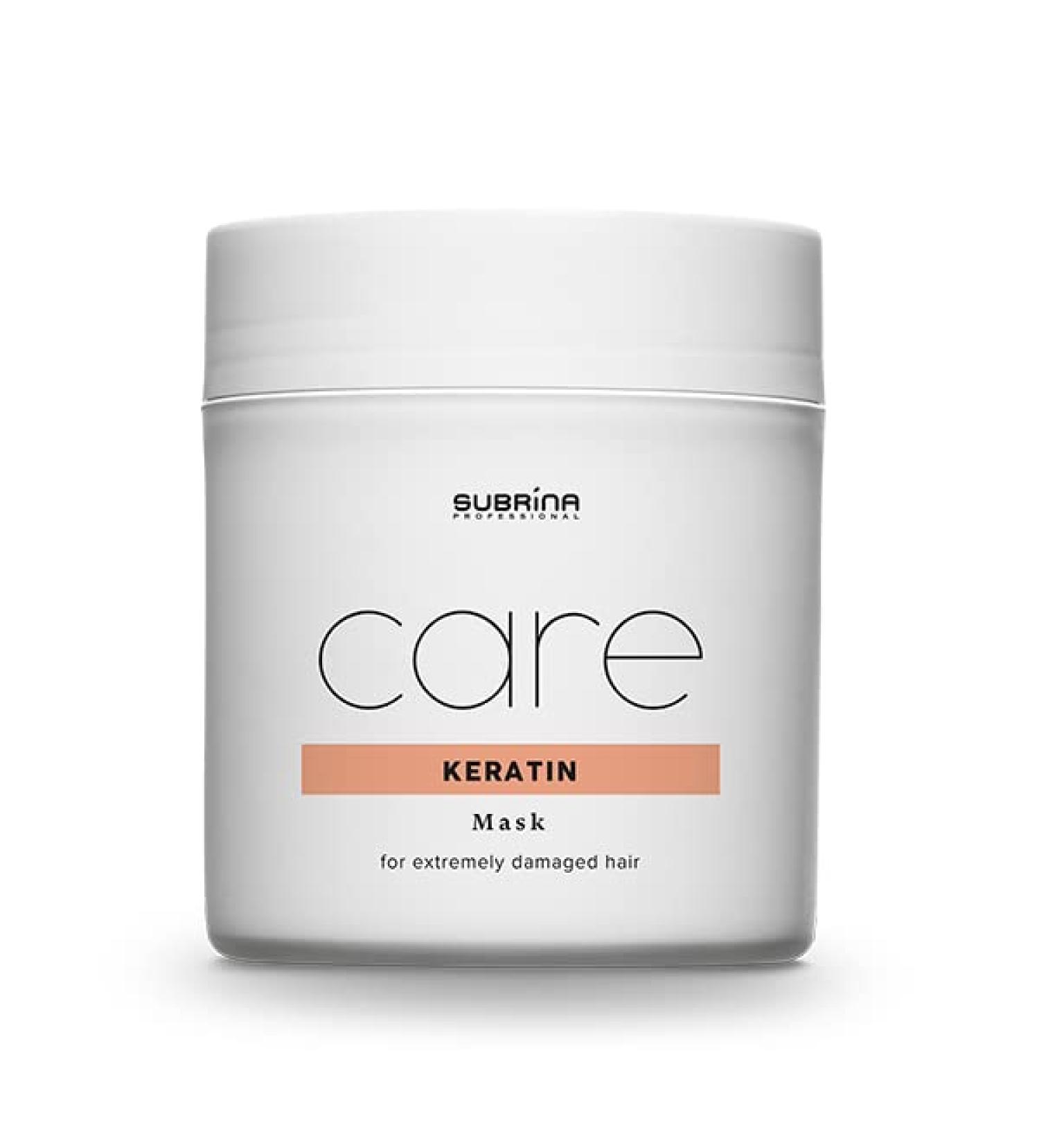 Subrina Professional Care Keratin hair mask for extremely damaged hair shea butter and keratin 500 ml - Buy Online on GoSupps.com