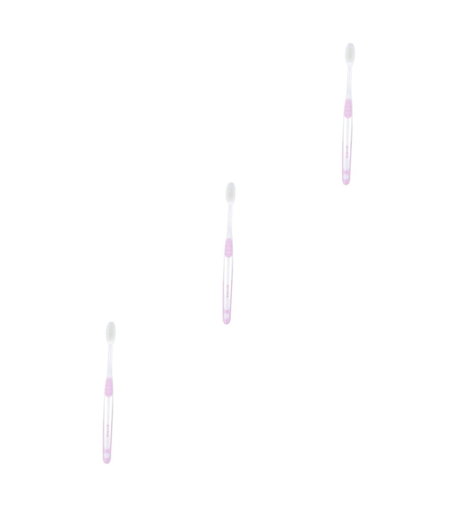 Lurrose Soft Bristle Toothbrush Set - 3 Pack Portable Dental Floss for Adults - Ideal Travel After Birth Tool - Buy Online on GoSupps.com