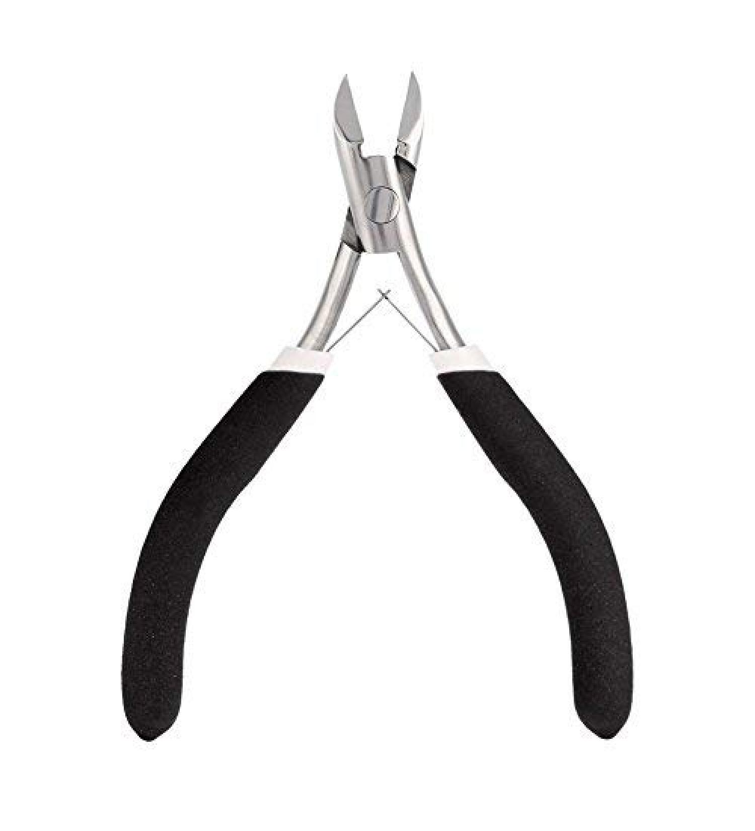 Nail Clippers for Ingrown or Thick Toenails Professional Stainless Steel Nail Cuticle Nipper Clipper Dead Skin Scissor Nail Manicure Tool for Large Nail Nipper for Seniors(Black) - Buy Online on GoSupps.com
