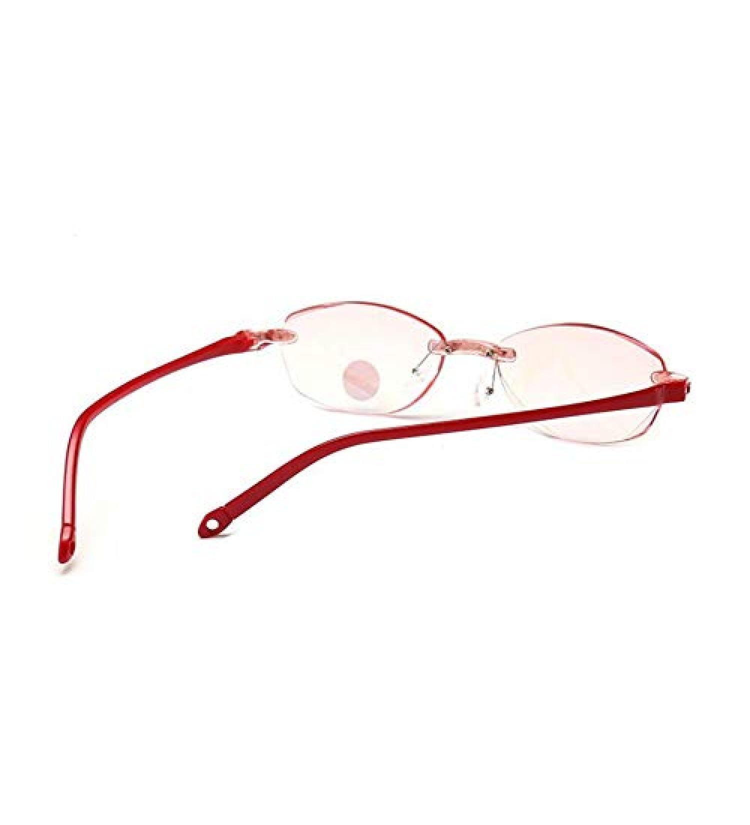 Shop Rosi Pink Ready-Made Reading Glasses | 4.0 DPT | Stylish Perforated Temple Ends - International Shipping Available - Buy Online on GoSupps.com